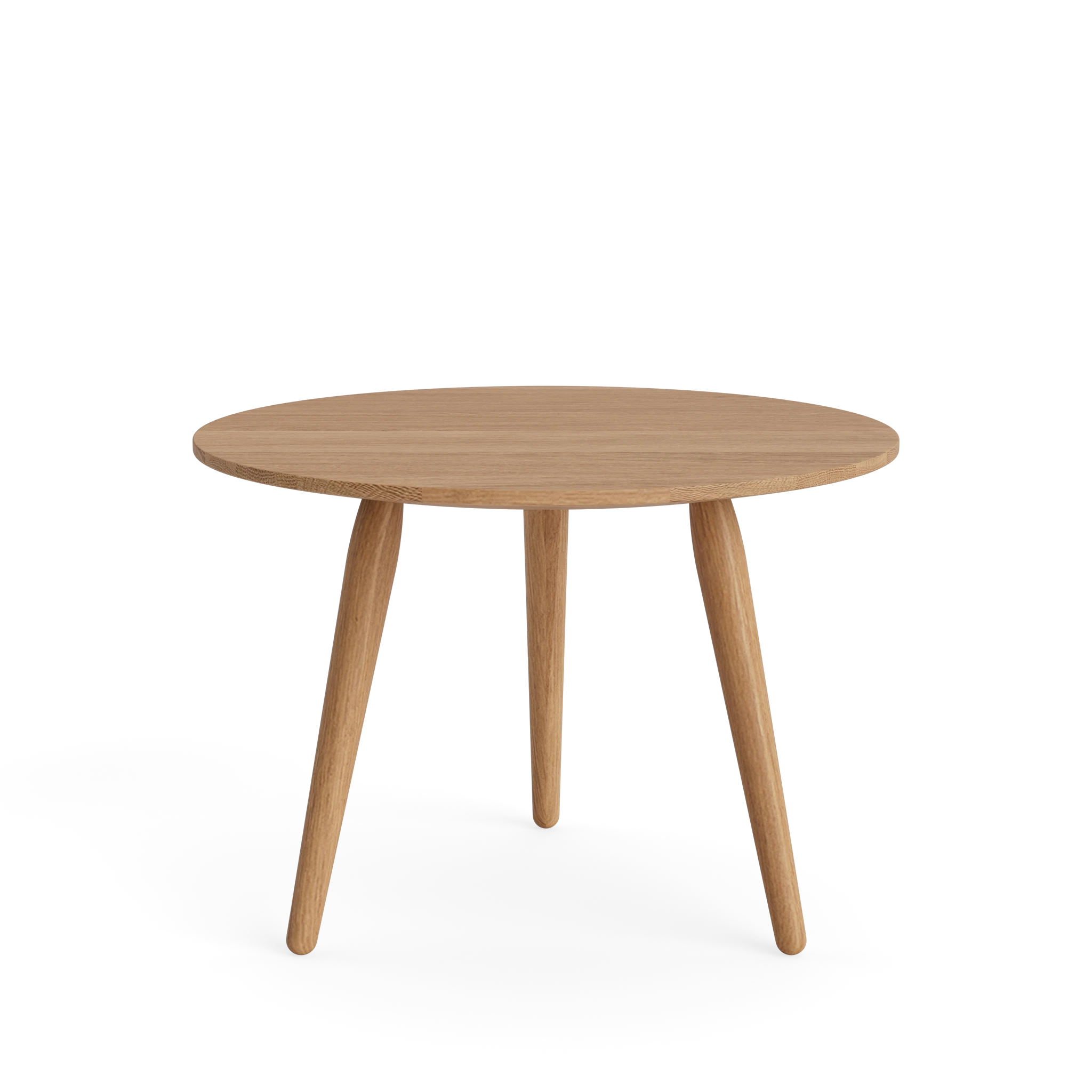 PLAYround Ø45 in Oak Natural oil – Solid Wood Coffee Table by Bruunmunch