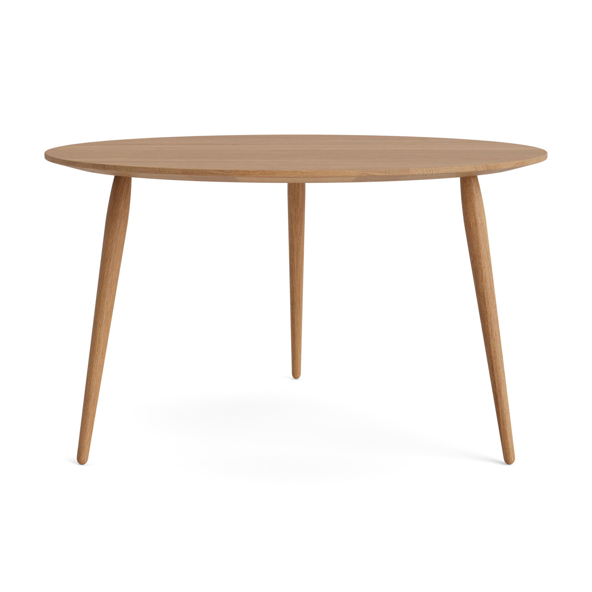 PLAYround Ø75 in Oak Natural oil – Solid Wood Coffee Table by Bruunmunch