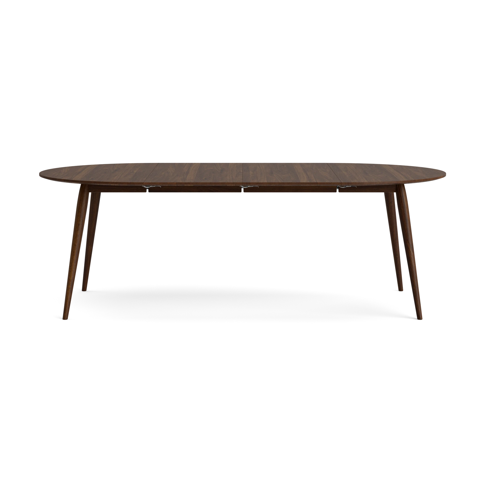 PLAYdinner Round Ø120 Extendable Dining Table in geräucherte Eiche – Massivholz-Esstisch von Bruunmunch