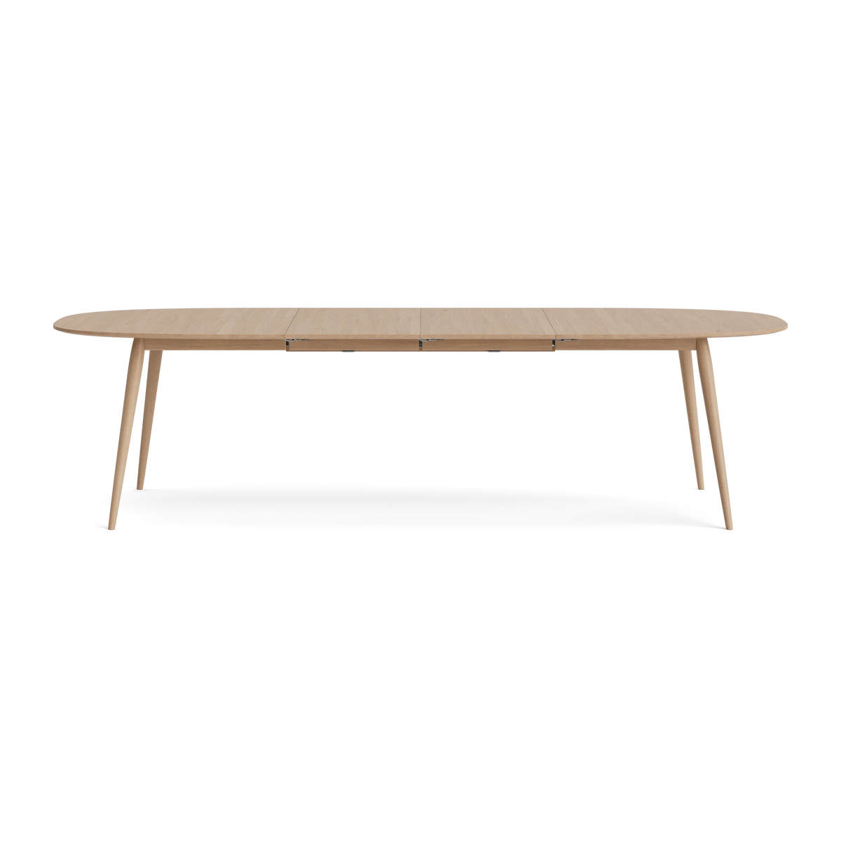 PLAYdinner Lamé, Extendable Dining Table in Eiche mit Weißöl – Massivholz-Esstisch von Bruunmunch