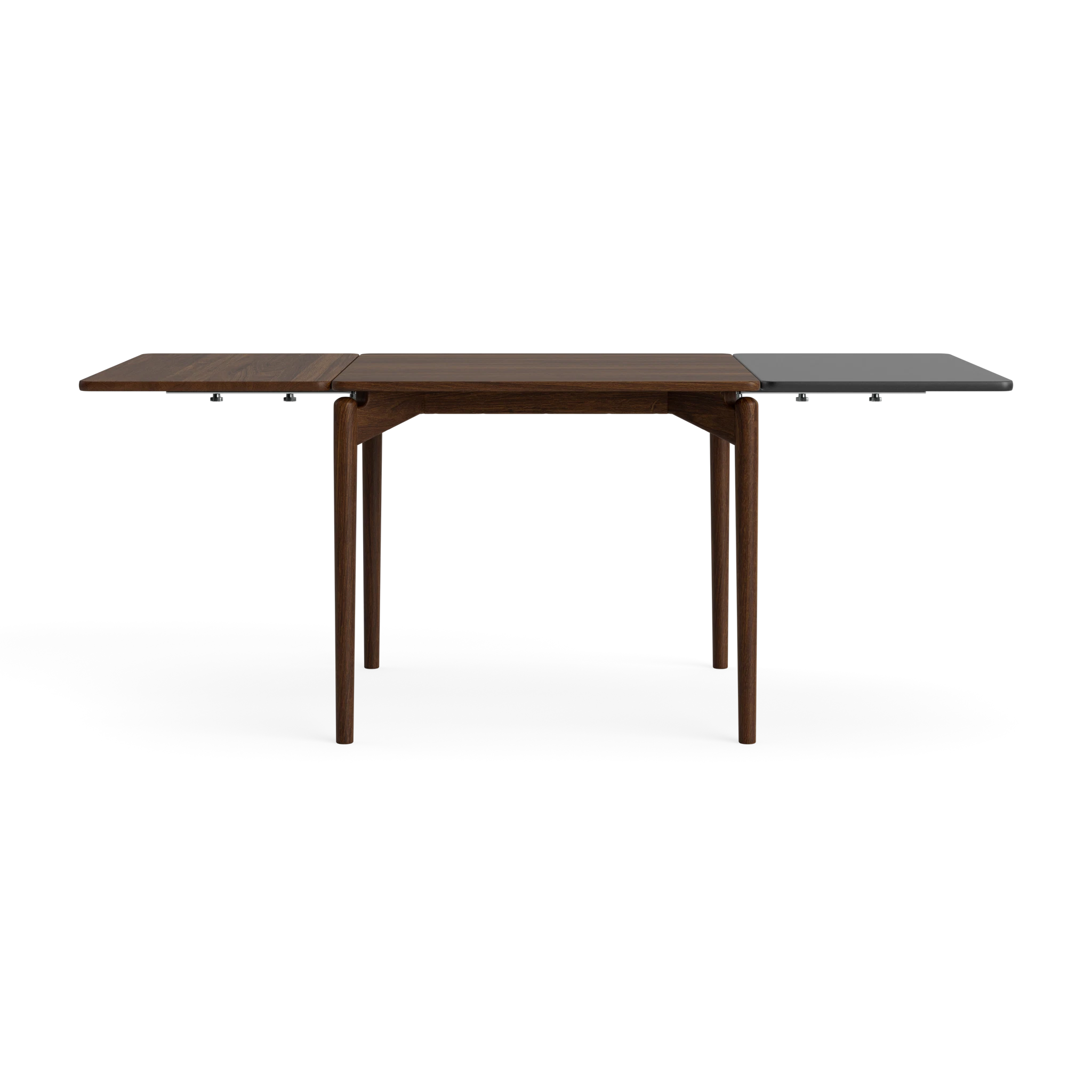 PURE Dining Table Length 85 in Oak Smoked – Solid wood dining table by Bruunmunch