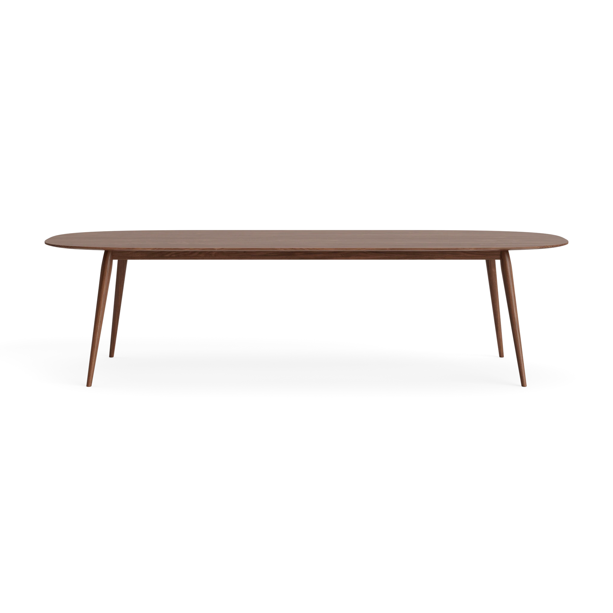 PLAYdinner Lamé 180, 230 & 280 Dining Table in Walnut Natural oil – Solid wood dining table by Bruunmunch