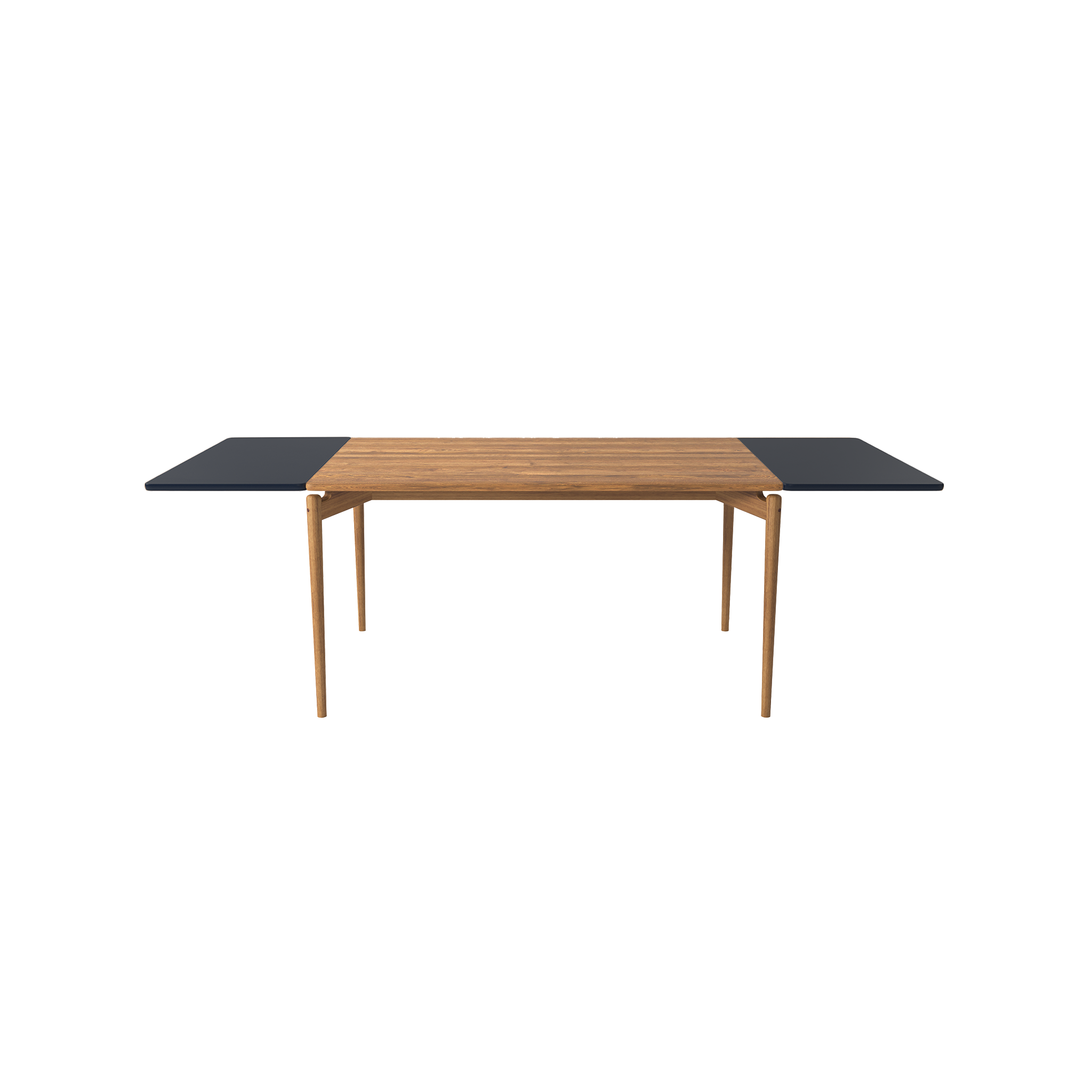 PURE Dining Table 140 cm – White Oiled Oak - Includes 2 Extension Plates PURE Dining Table 140 cm – White Oiled Oak - Includes 2 Extension Plates Bruunmunch