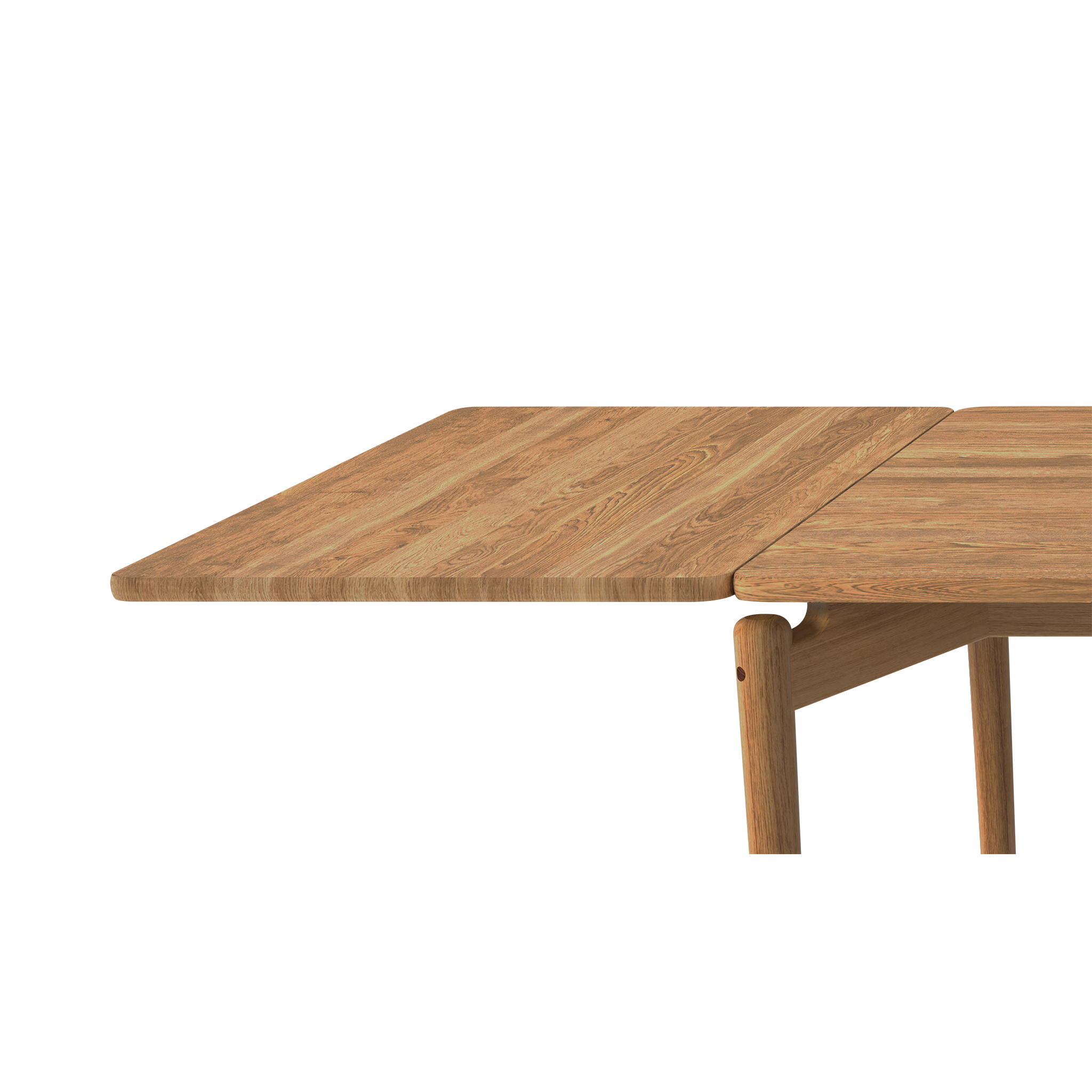 PURE Dining Table 190 cm – Natural Oiled Oak - Includes 2 Extension Plates PURE Dining Table 190 cm – Natural Oiled Oak - Includes 2 Extension Plates Bruunmunch