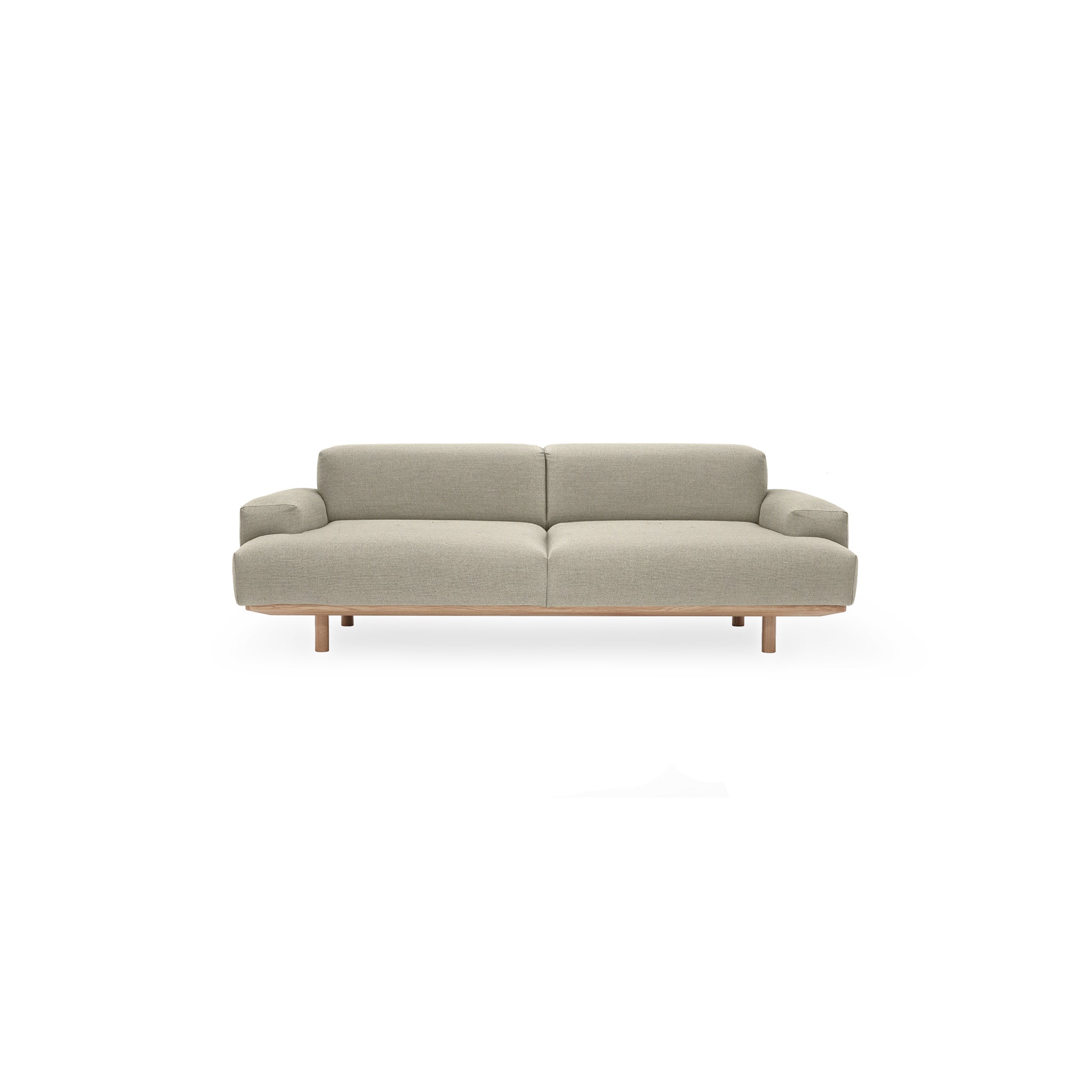 Reason Sofa 2 Seater Upholstered in Kvadrat Re-Wool 218 a Danish design sofa by Bruunmunch