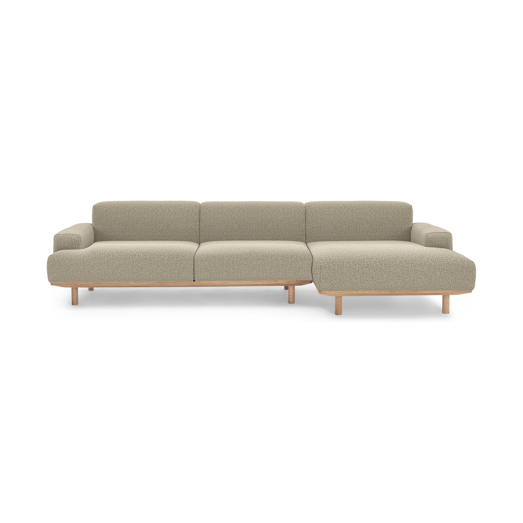 Reason Sofa 2 Seater Left / Chaiselong Right Upholstered in Crush 050 a Danish design sofa by Bruunmunch