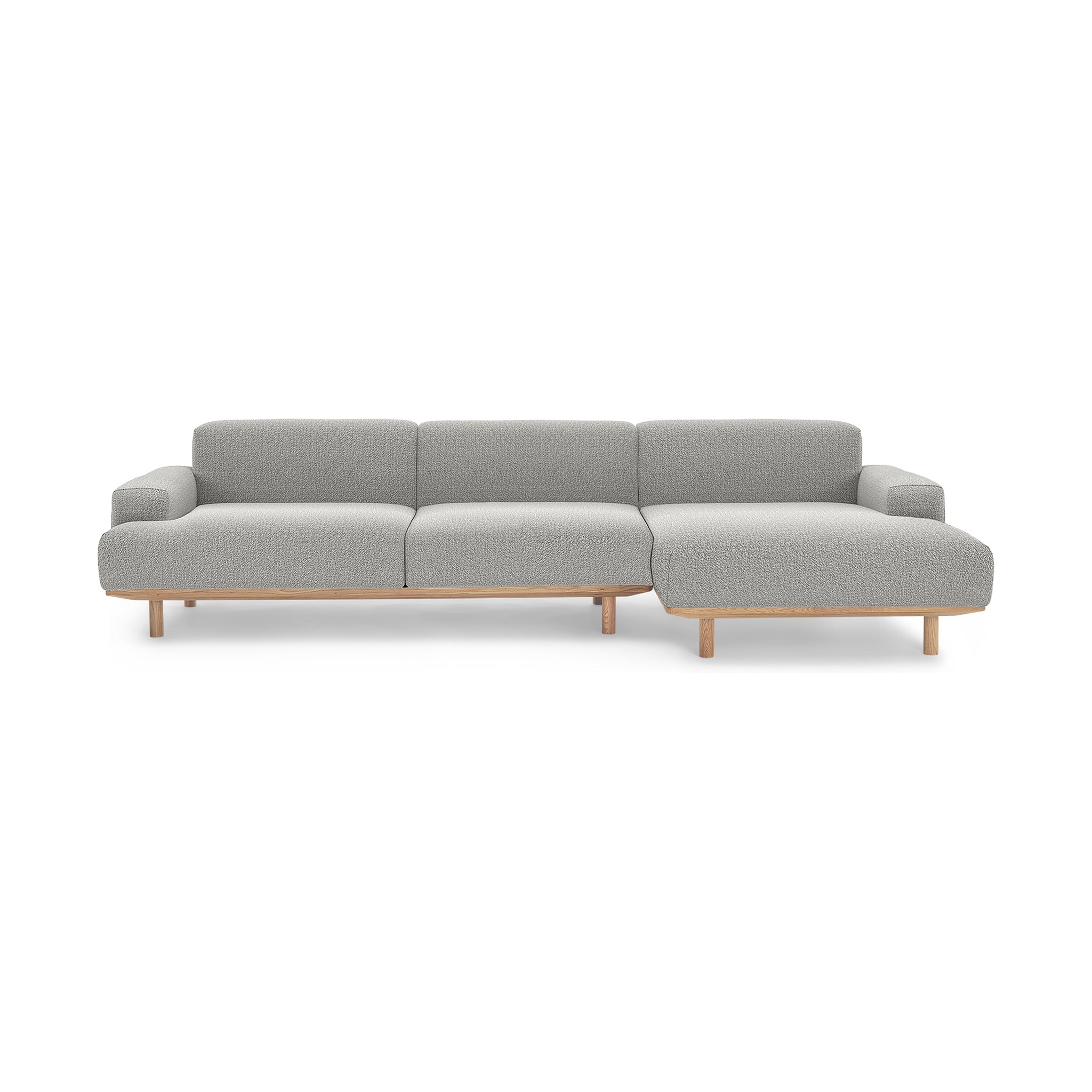 Reason Sofa 2 Seater Left / Chaiselong Right Upholstered in Crush 070 a Danish design sofa by Bruunmunch