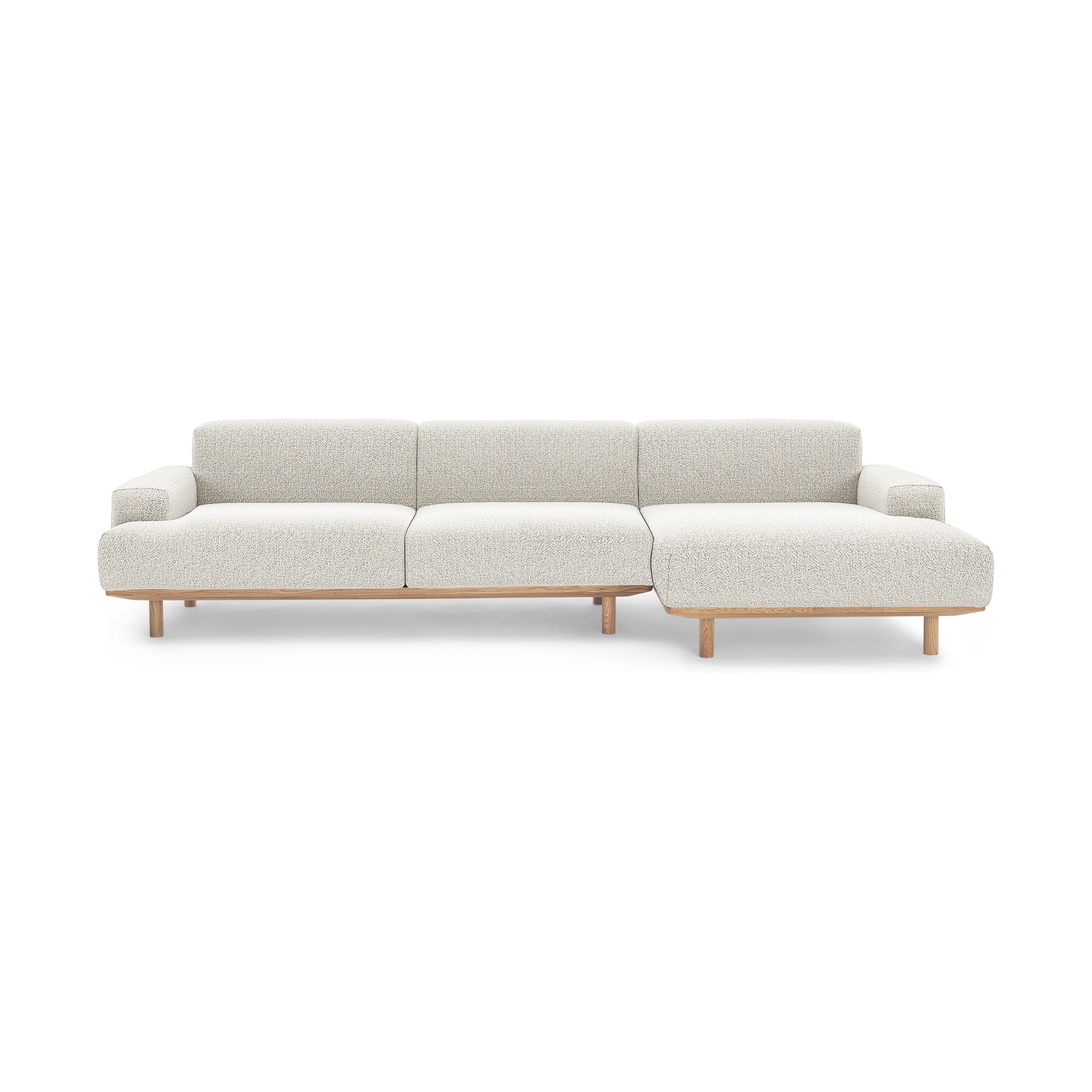 Reason Sofa 2 Seater Left / Chaiselong Right Upholstered in Crush 090 a Danish design sofa by Bruunmunch