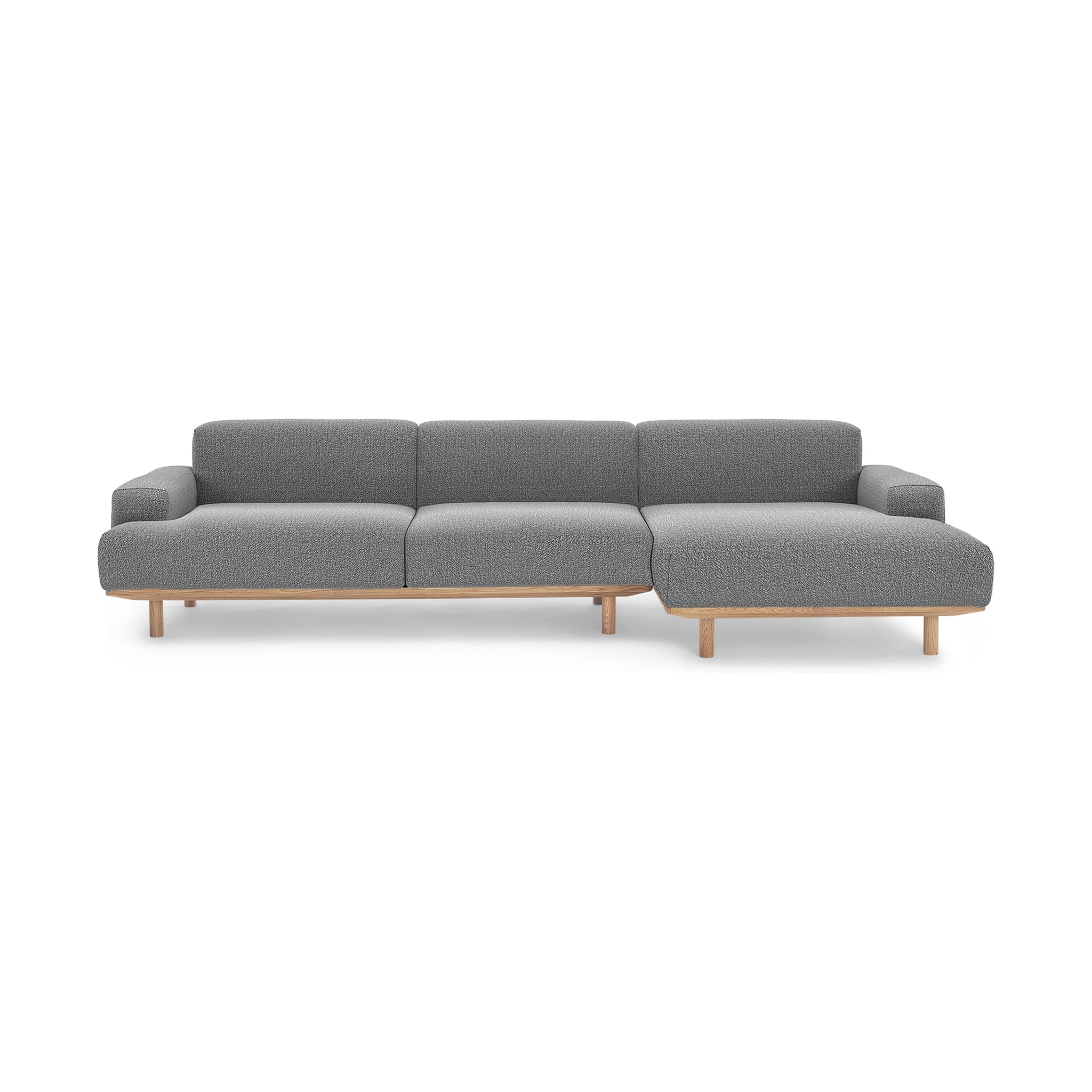 Reason Sofa 2 Seater Left / Chaiselong Right Upholstered in Crush 110 a Danish design sofa by Bruunmunch