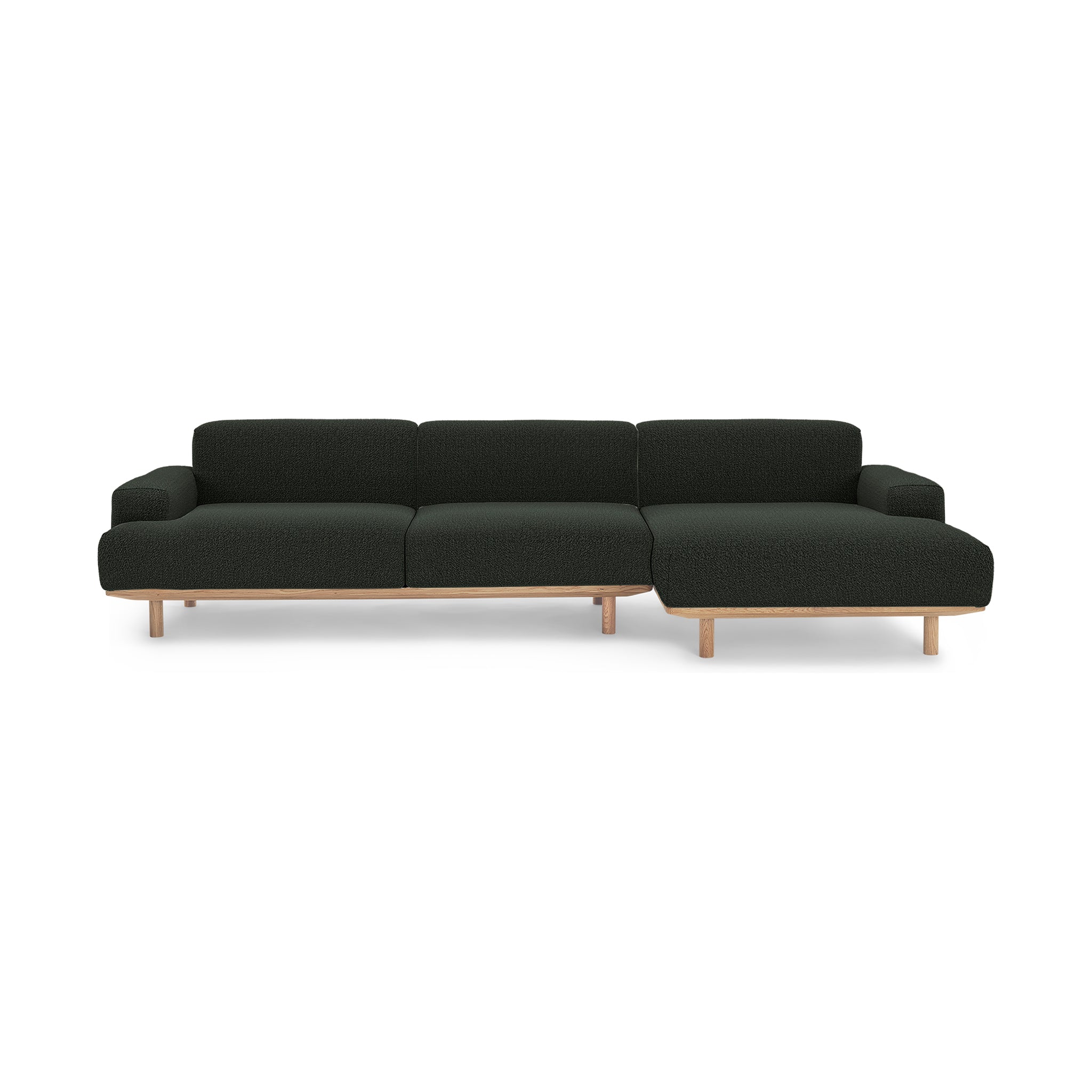 Reason Sofa 2 Seater Left / Chaiselong Right Upholstered in Crush 200 a Danish design sofa by Bruunmunch