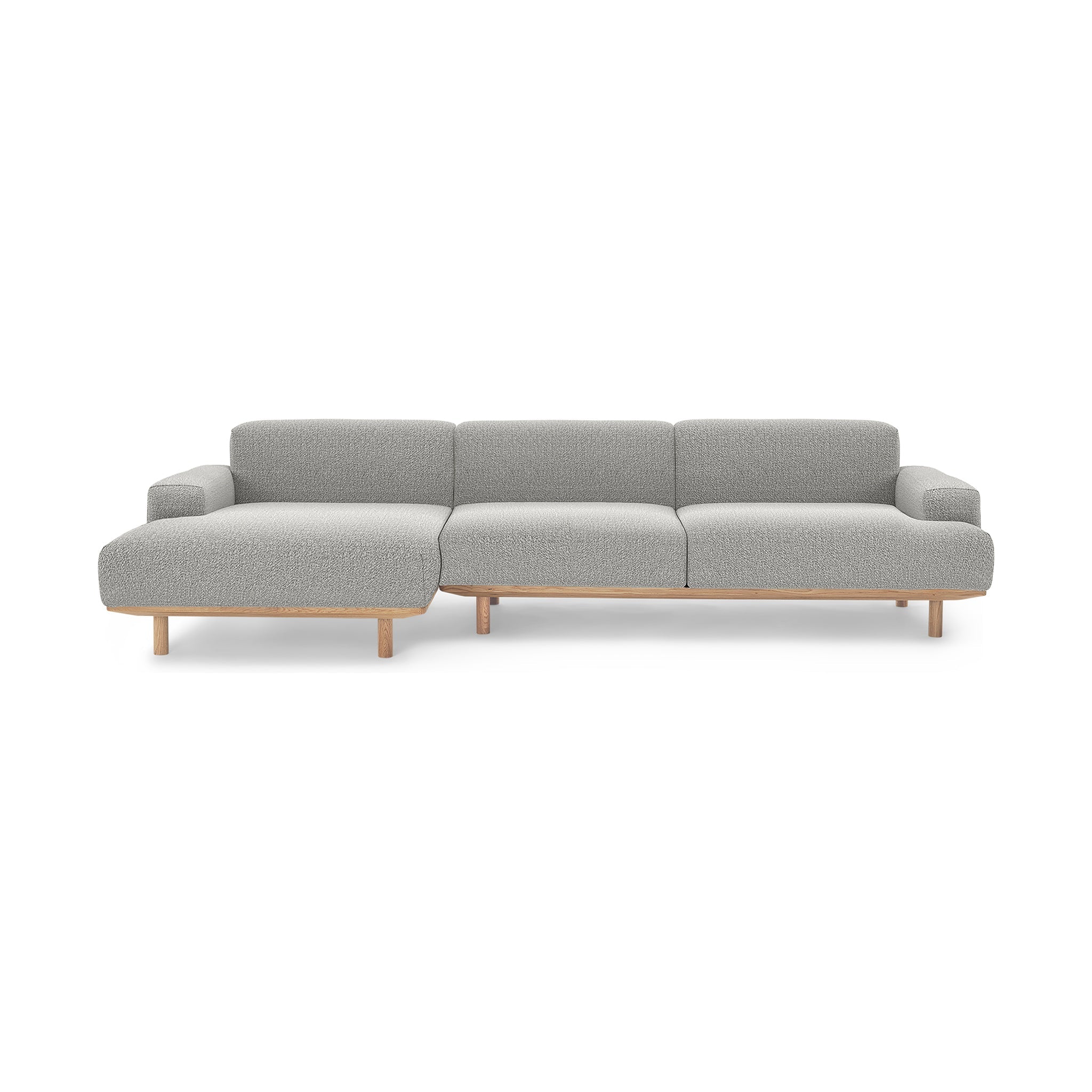 Reason Sofa Chaiselong Left / 2 Seater Right in Upholstered in Crush 070 a danish design sofa by Bruunmunch