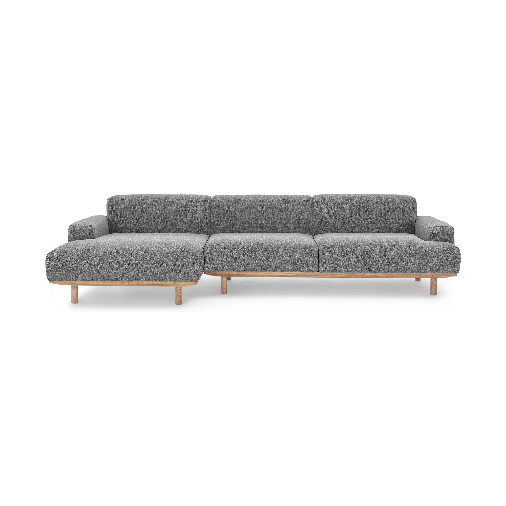 Reason Sofa Chaiselong Left / 2 Seater Right in Upholstered in Crush 110 a danish design sofa by Bruunmunch
