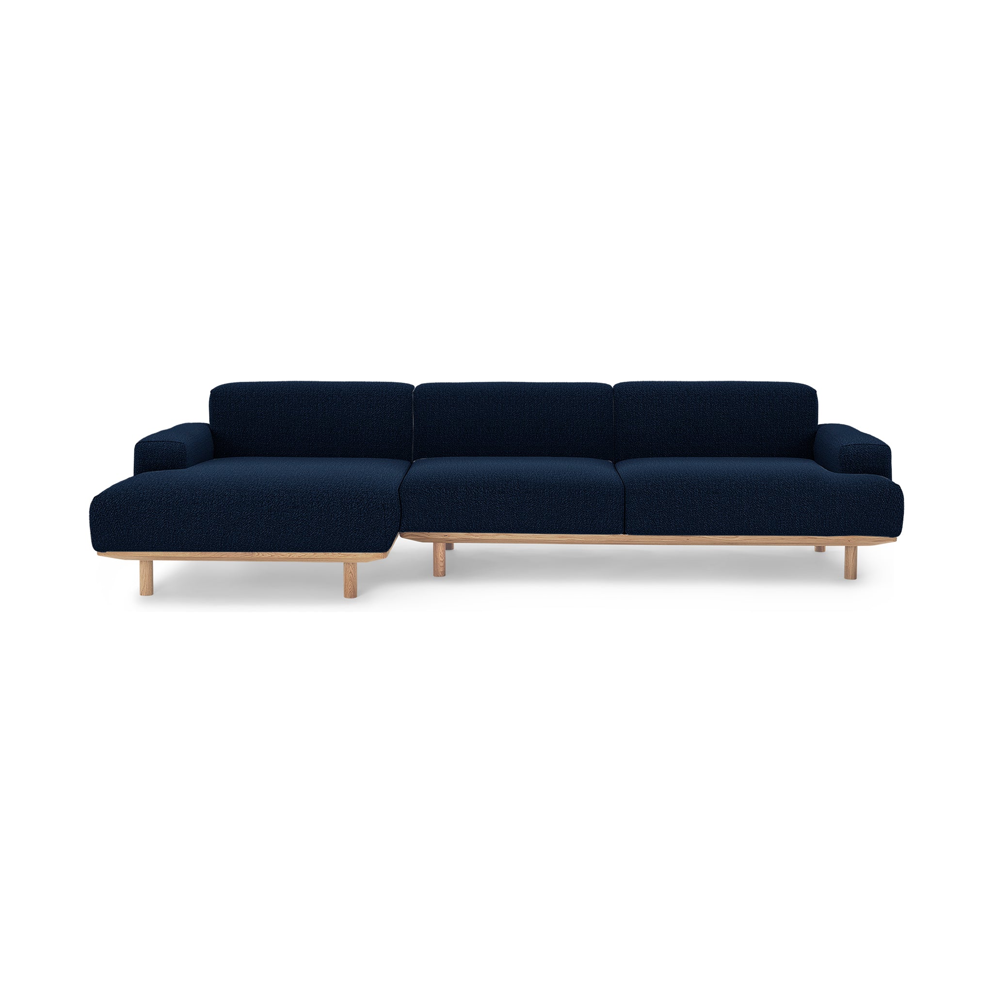 Reason Sofa Chaiselong Left / 2 Seater Right in Upholstered in Crush 150 a danish design sofa by Bruunmunch