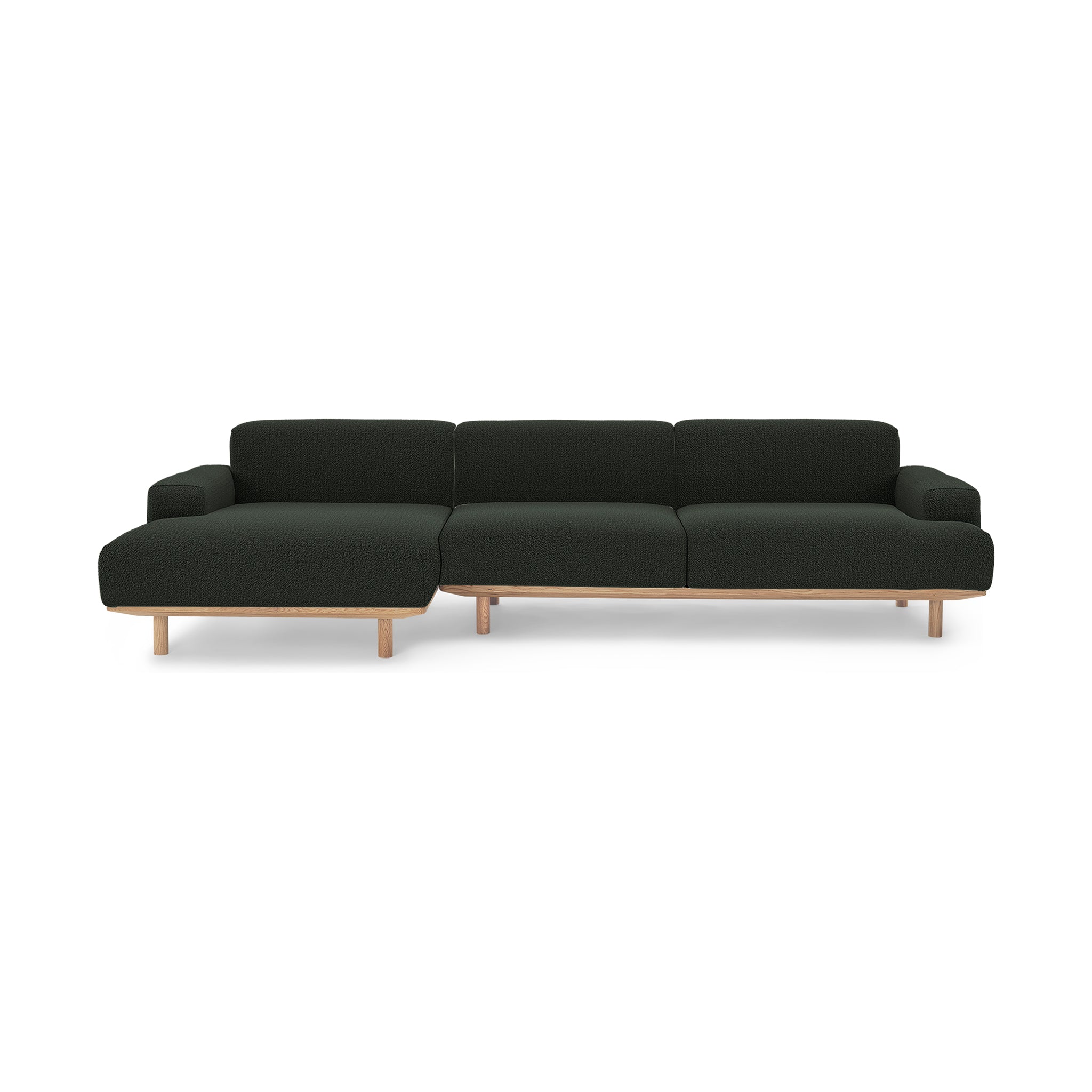 Reason Sofa Chaiselong Left / 2 Seater Right in Upholstered in Crush 200 a danish design sofa by Bruunmunch