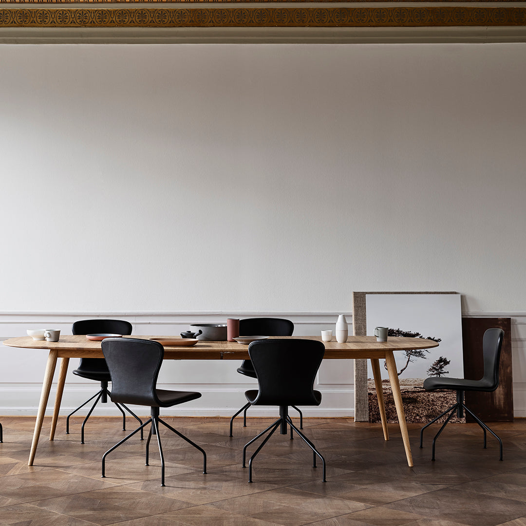 PLAYdinner Lamé – Extendable Dining Table - White Oiled Oak - Includes 2 Extension Plates PLAYdinner Lamé – Extendable Dining Table - White Oiled Oak - Includes 2 Extension Plates Bruunmunch