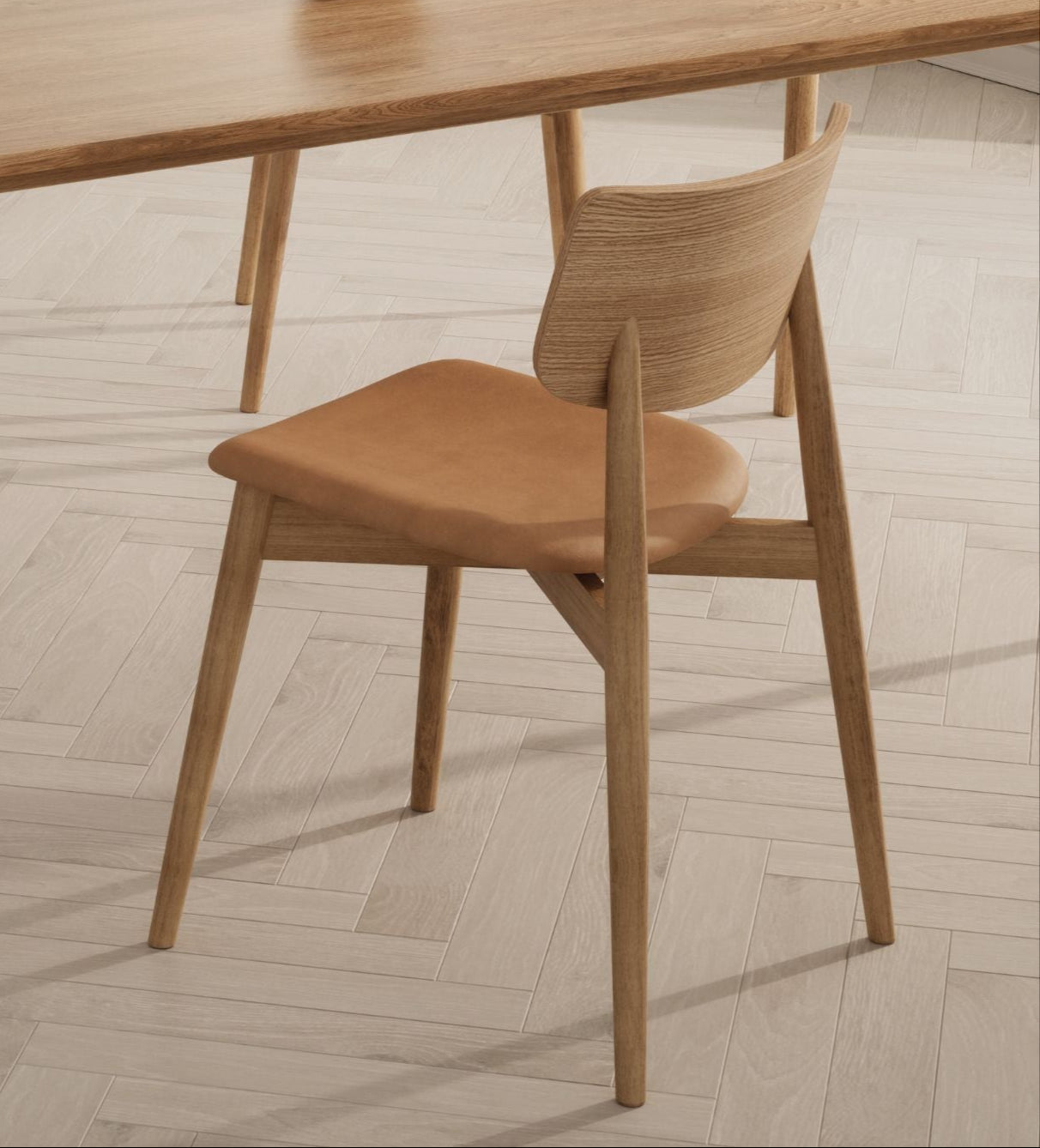 PURE Dining Table 140 cm – White Oiled Oak - Includes 2 Extension Plates PURE Dining Table 140 cm – White Oiled Oak - Includes 2 Extension Plates Bruunmunch