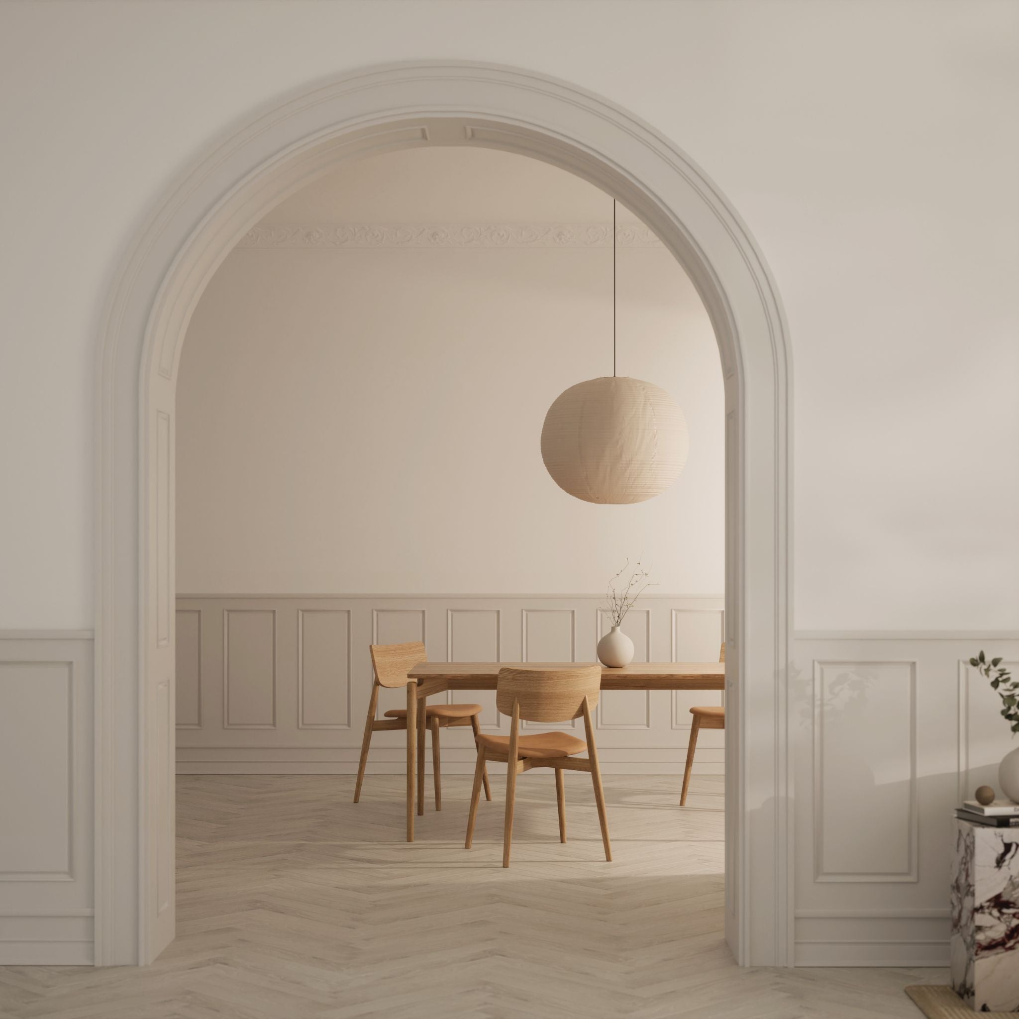 PURE Dining Table 140 cm – Natural Oiled Oak - Includes 2 Extension Plates PURE Dining Table 140 cm – Natural Oiled Oak - Includes 2 Extension Plates Bruunmunch