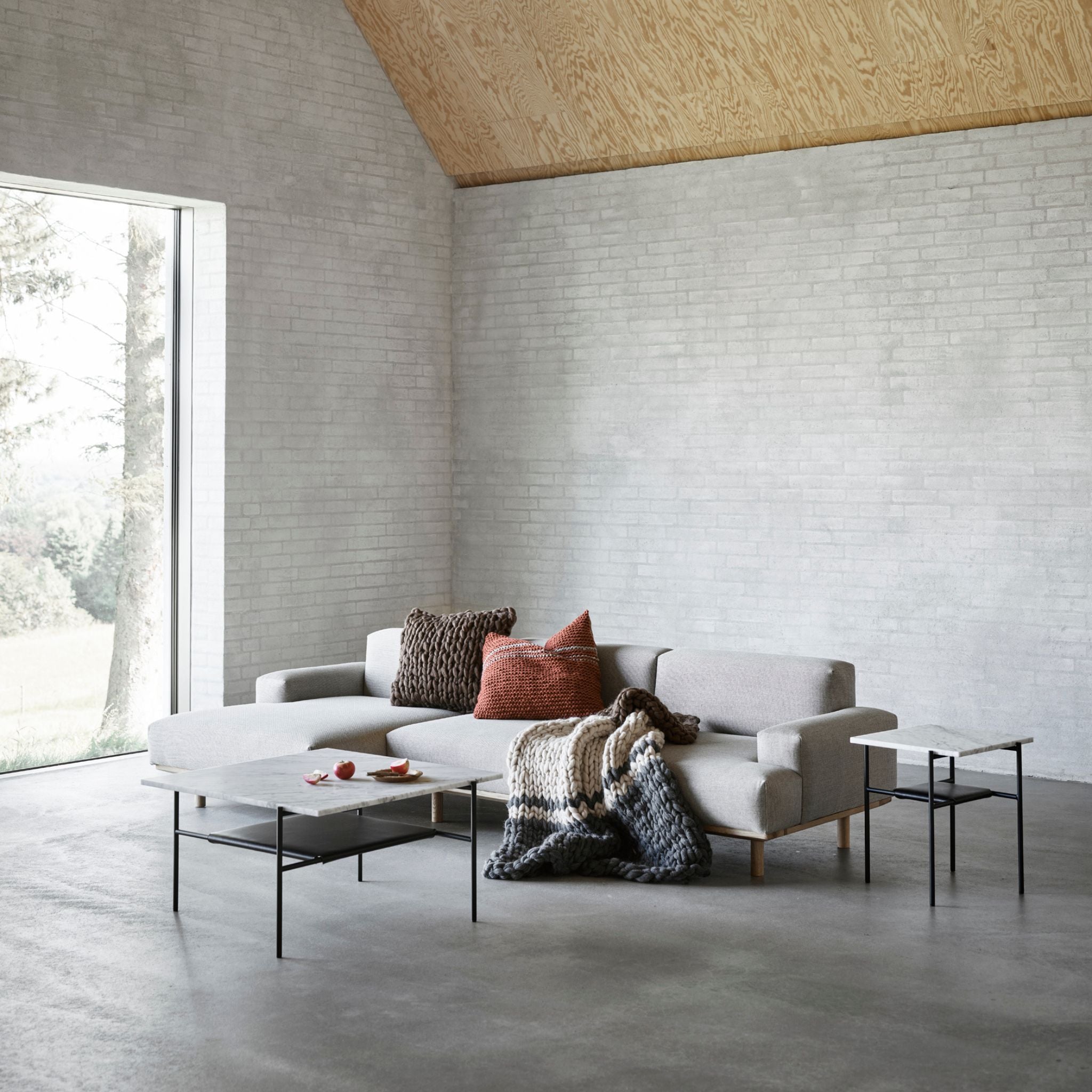 Reason 2.5 Seater Sofa – Crush Bouclé Fabric in Color 50 Reason 2.5 Seater Sofa – Crush Bouclé Fabric in Color 50 Bruunmunch