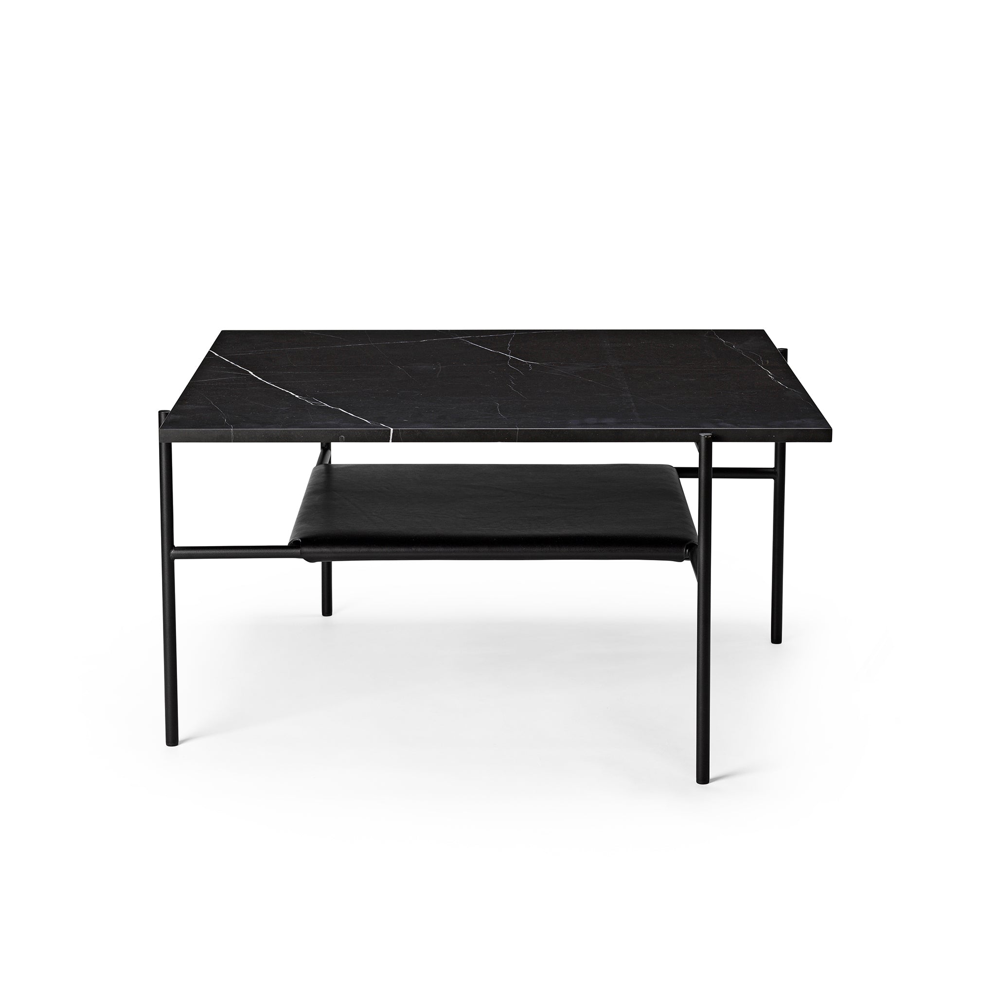 Marble coffee deals table black legs