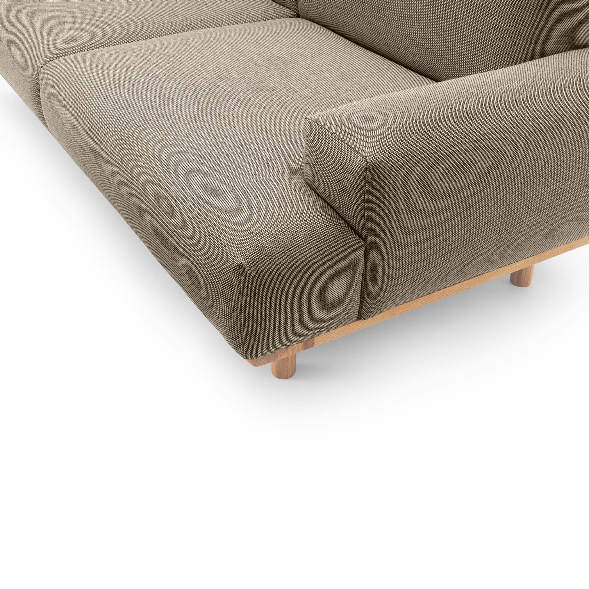 Reason 2.5 Seater Sofa – Crush Bouclé Fabric in Color 50 Reason 2.5 Seater Sofa – Crush Bouclé Fabric in Color 50 Bruunmunch