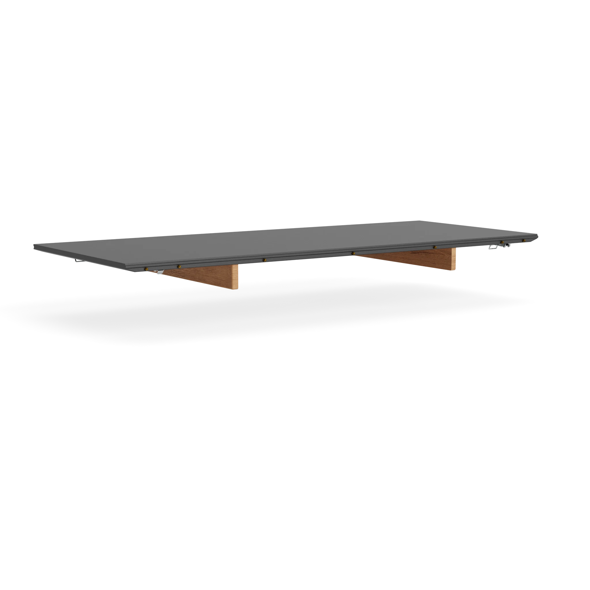 Black Extension Plate - PLAYdinner Round in Black powder coated MDF – Solid wood dining table by Bruunmunch