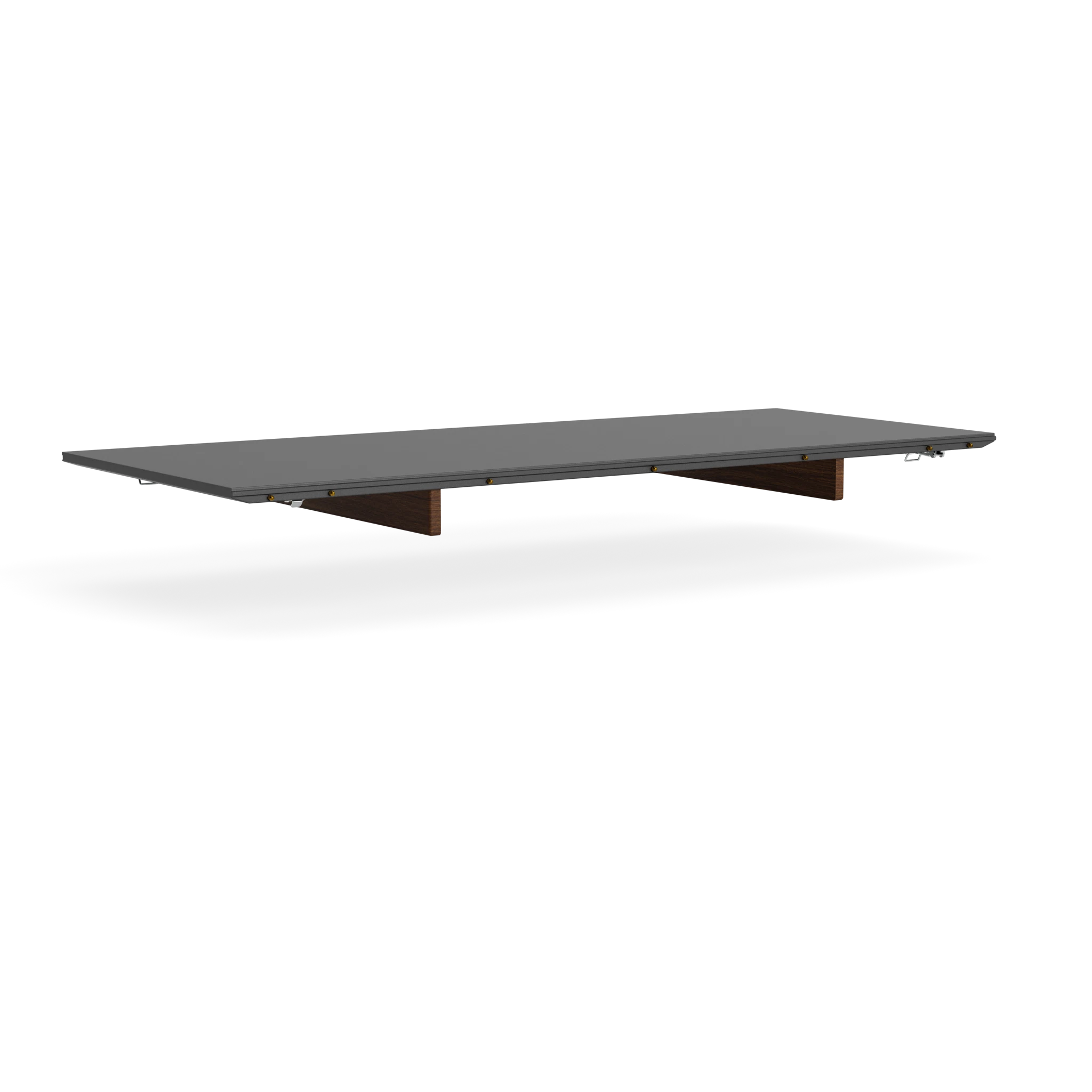 Black Extension Plate - PLAYdinner Round in Black powder coated MDF – Solid wood dining table by Bruunmunch