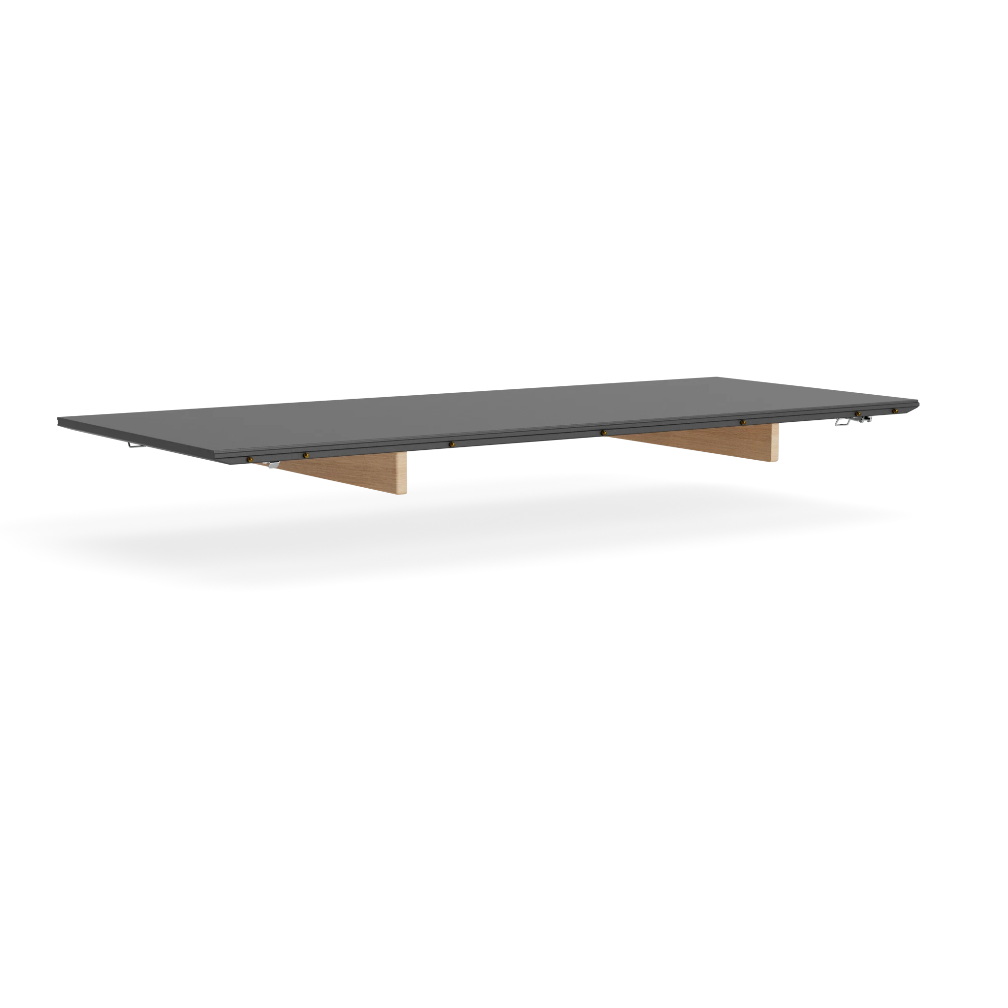 Black Extension Plate - PLAYdinner Round in Black powder coated MDF – Solid wood dining table by Bruunmunch