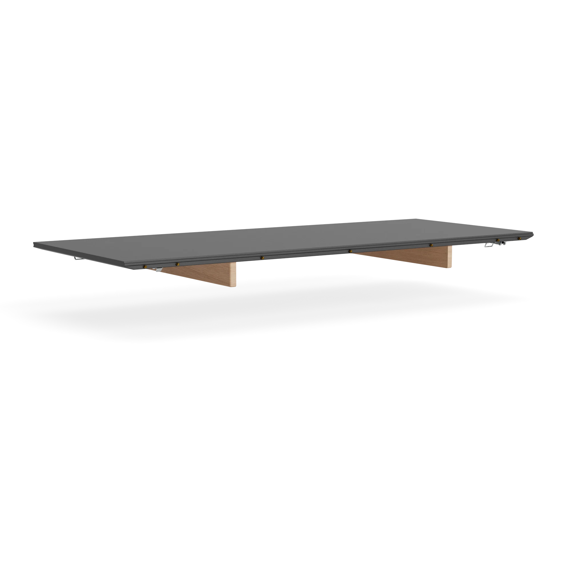Black Extension Plate - PLAYdinner Round in Black powder coated MDF – Solid wood dining table by Bruunmunch