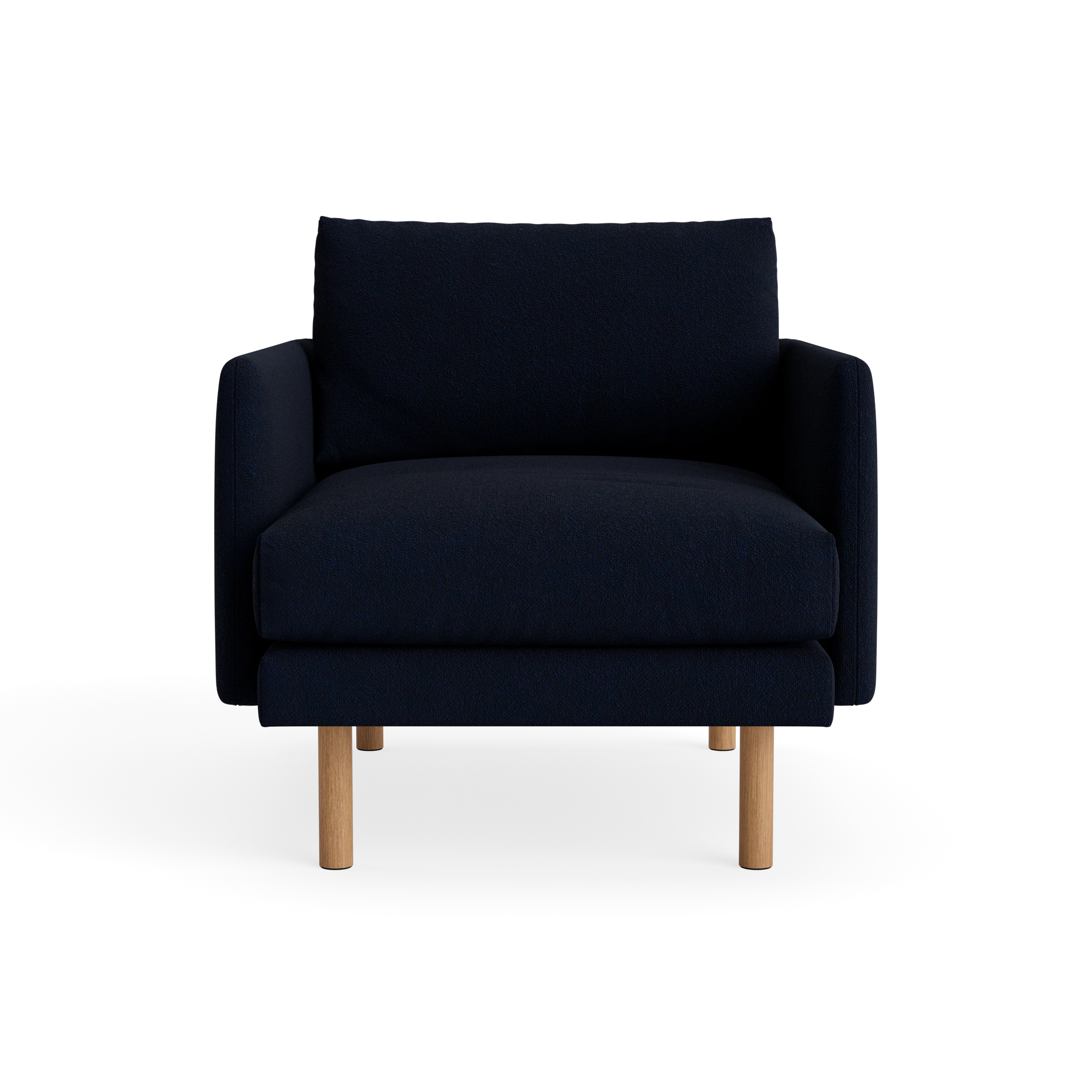 Emo Armchair in Crush Bouclé 150 – Upholstered Sofa by Bruunmunch