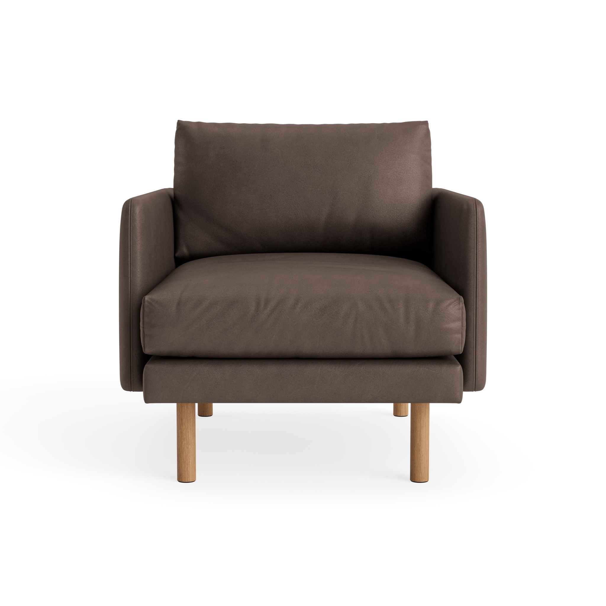 Emo Armchair in Davos Umbra – Upholstered Sofa by Bruunmunch