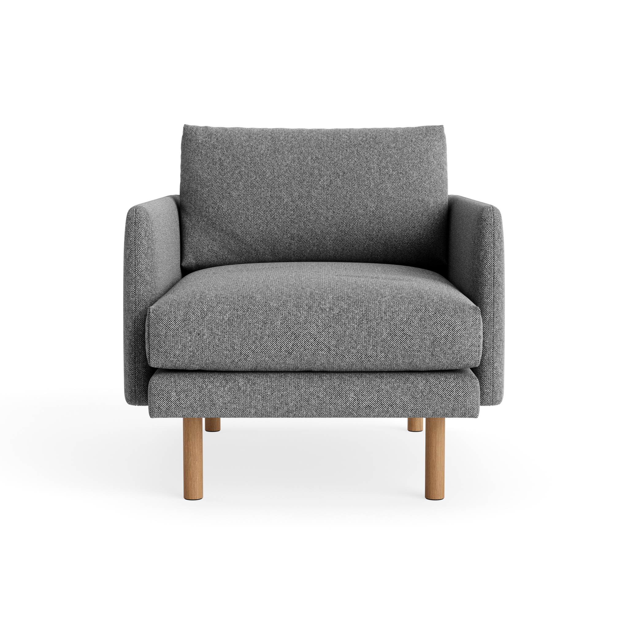 Emo Armchair in Hallingdal 126 Kvadrat – Upholstered Sofa by Bruunmunch