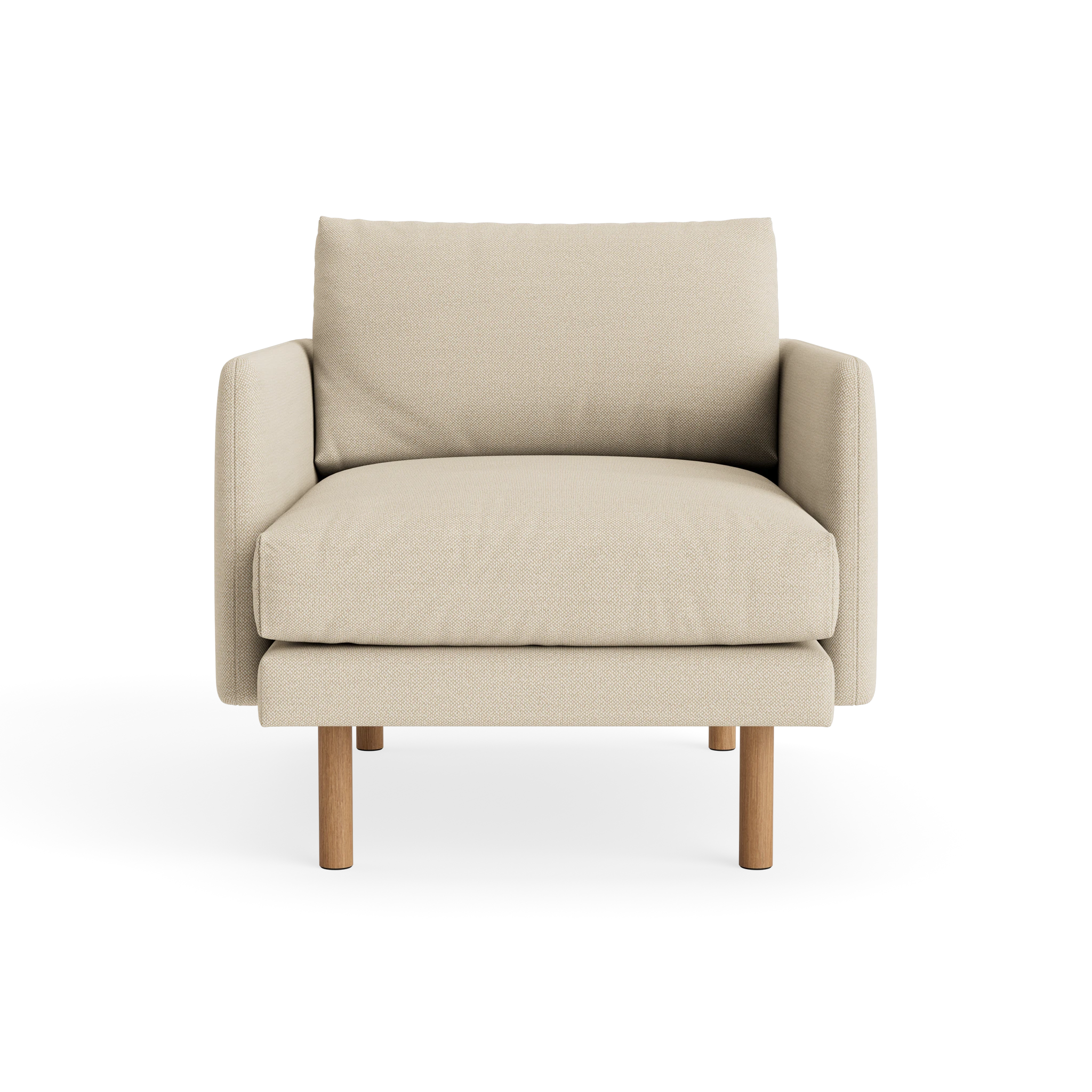Emo Armchair in Hallingdal 200 Kvadrat – Upholstered Sofa by Bruunmunch