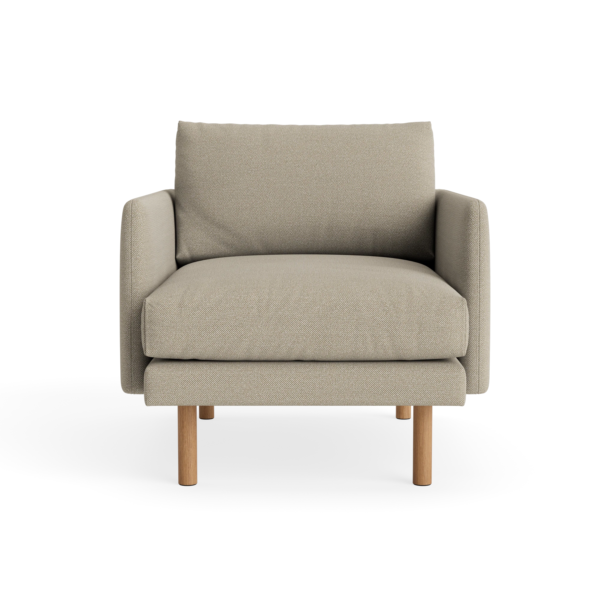 Emo Armchair in Hallingdal 220 Kvadrat – Upholstered Sofa by Bruunmunch
