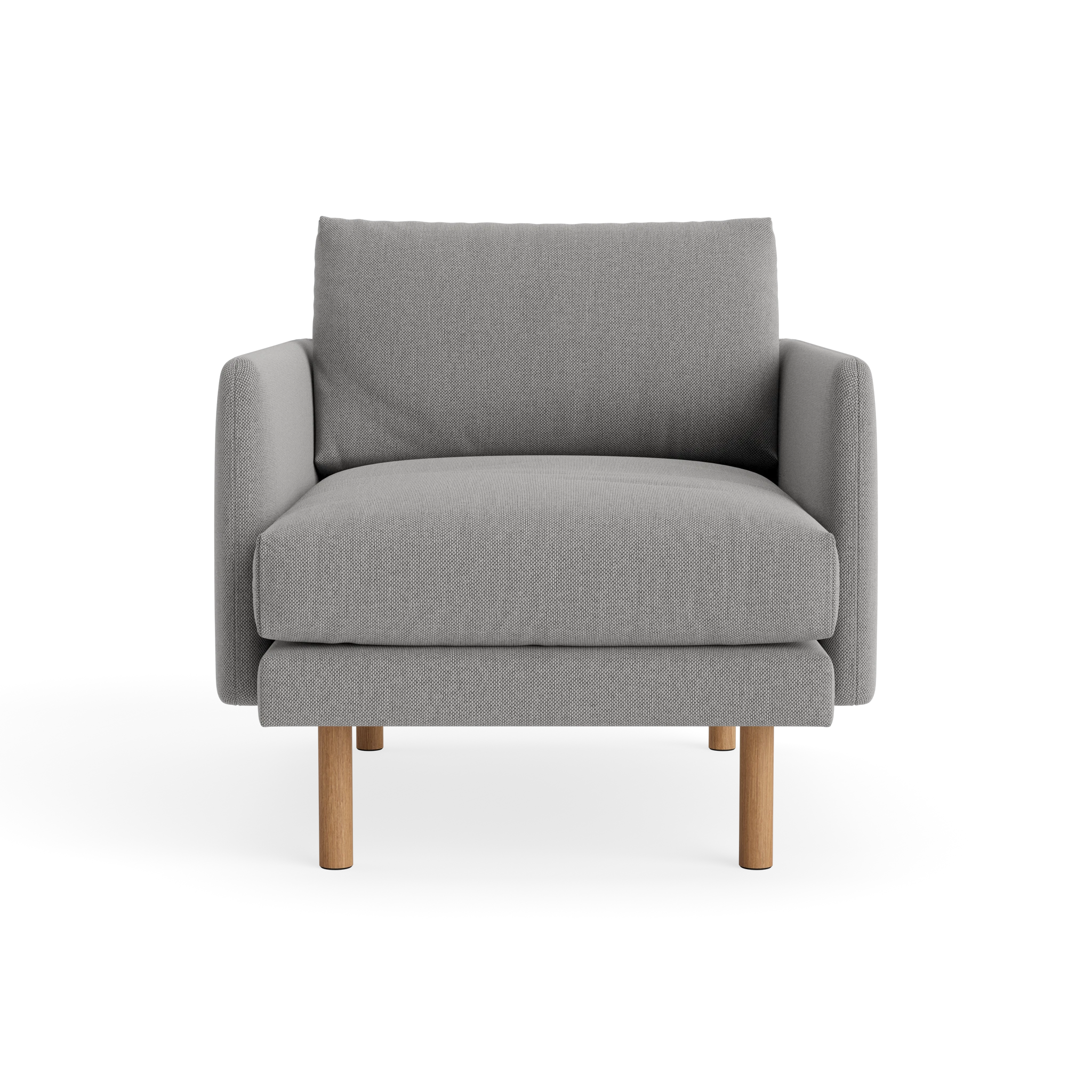 Emo Armchair in Re-Wool 108 Kvadrat – Upholstered Sofa by Bruunmunch