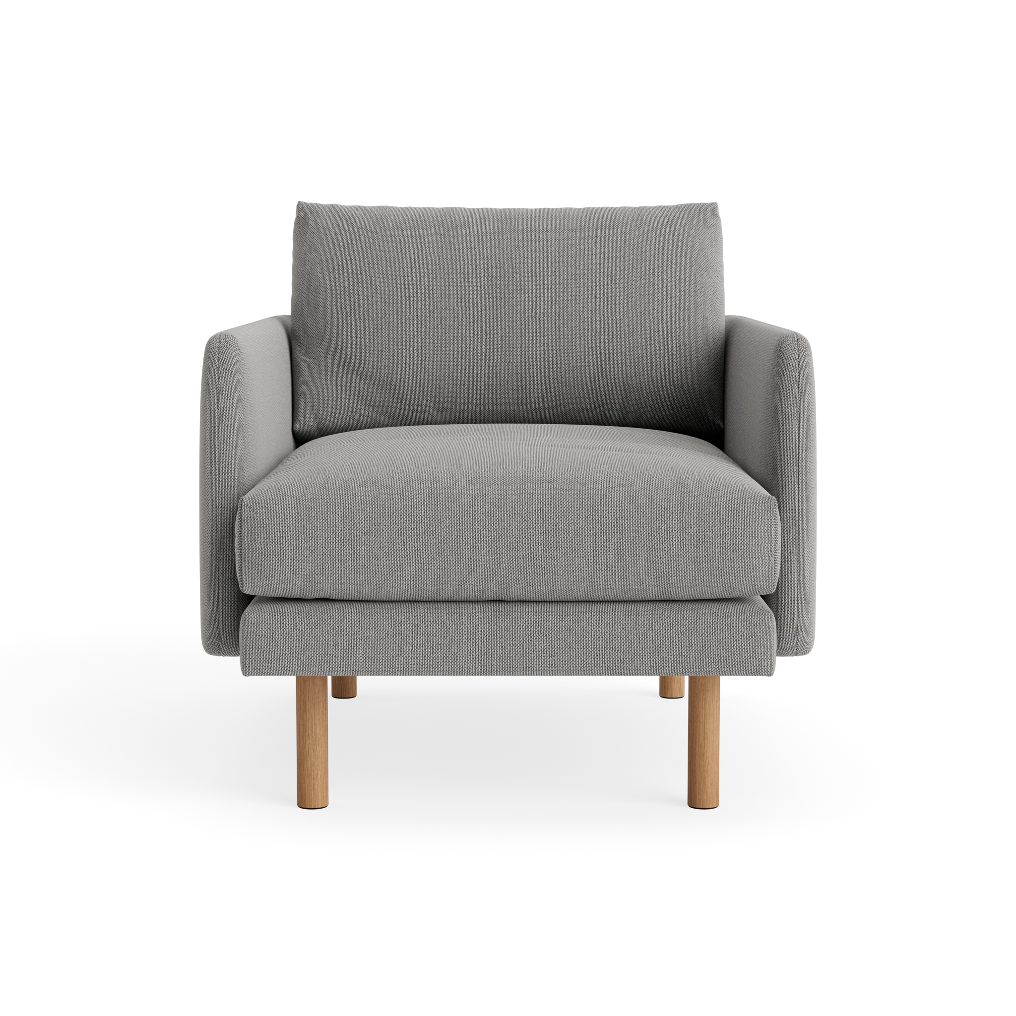 Emo Armchair in Re-Wool 128 Kvadrat – Upholstered Sofa by Bruunmunch