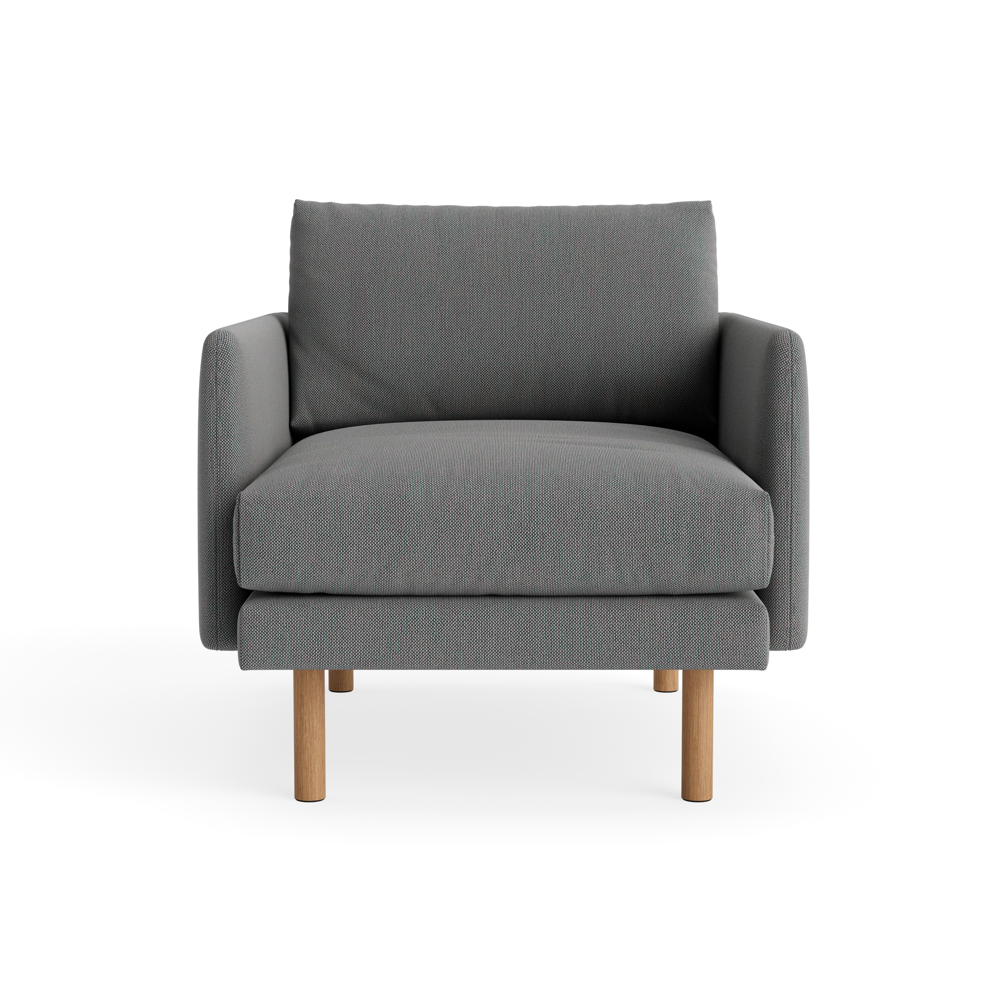 Emo Armchair in Re-Wool 158 Kvadrat – Upholstered Sofa by Bruunmunch