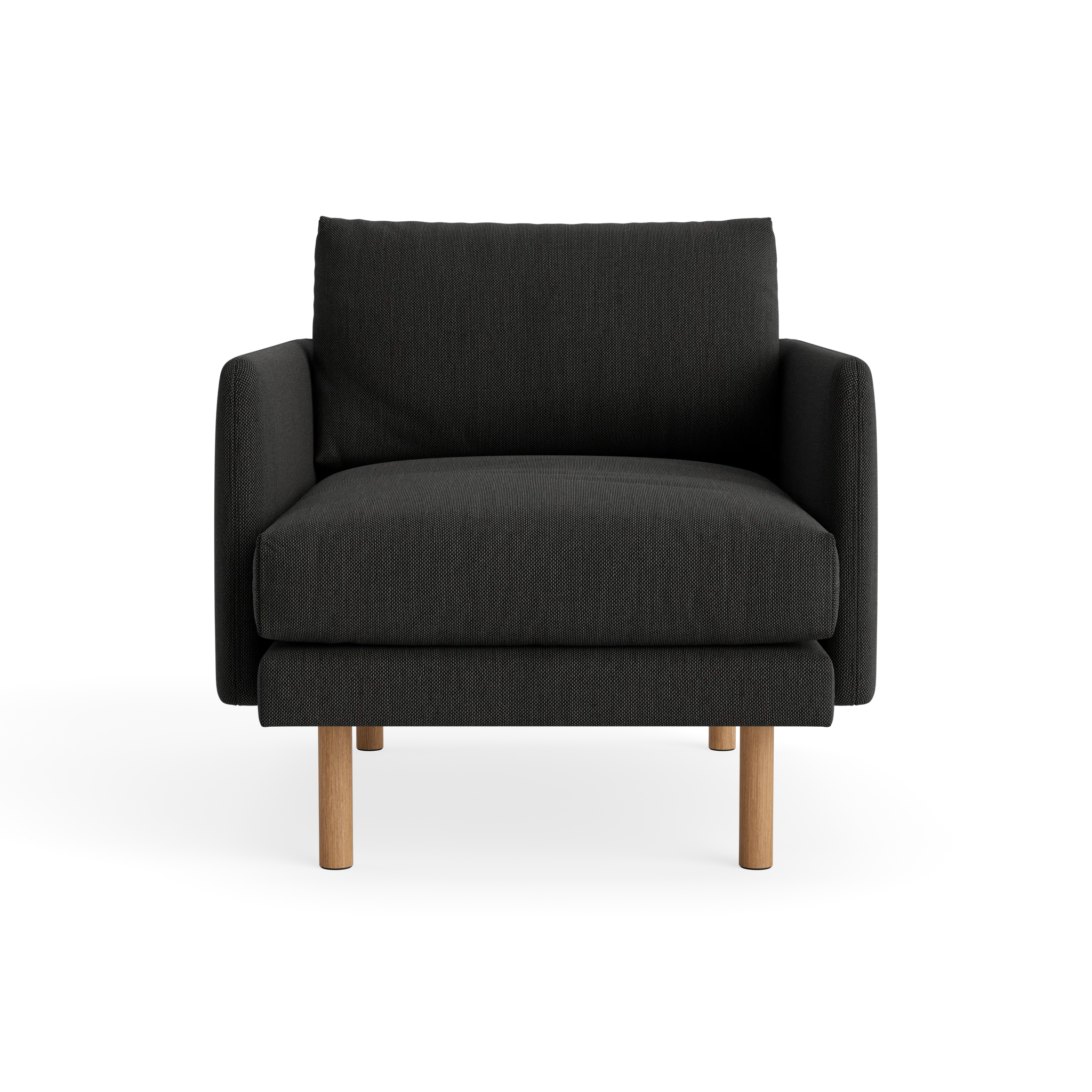 Emo Armchair in Re-Wool 198 Kvadrat – Upholstered Sofa by Bruunmunch