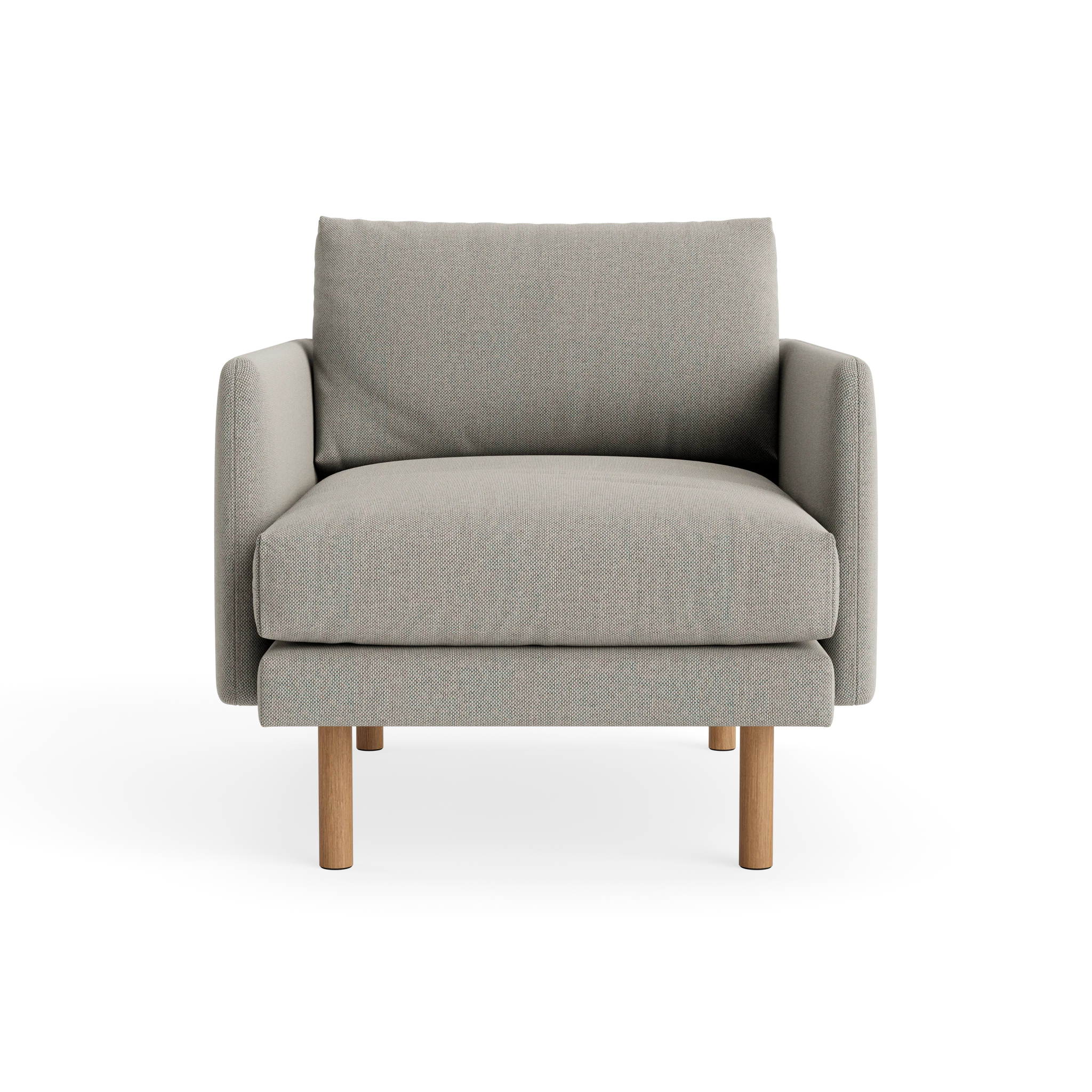 Emo Armchair in Re-Wool 218 Kvadrat – Upholstered Sofa by Bruunmunch