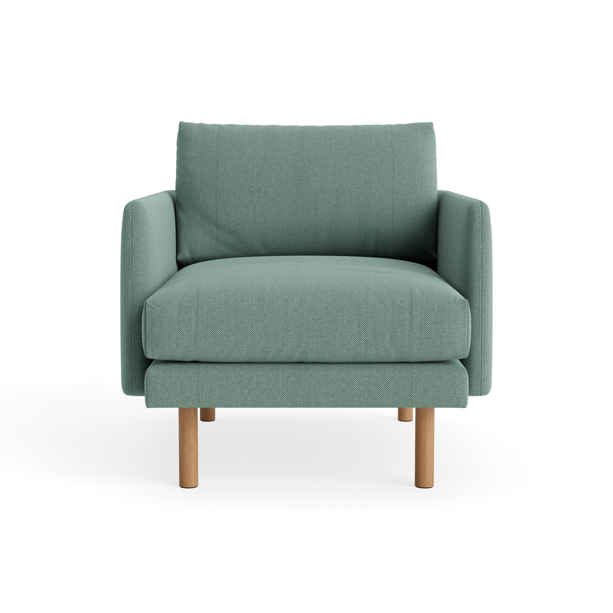 Emo Armchair in Re-Wool 858 Kvadrat – Upholstered Sofa by Bruunmunch