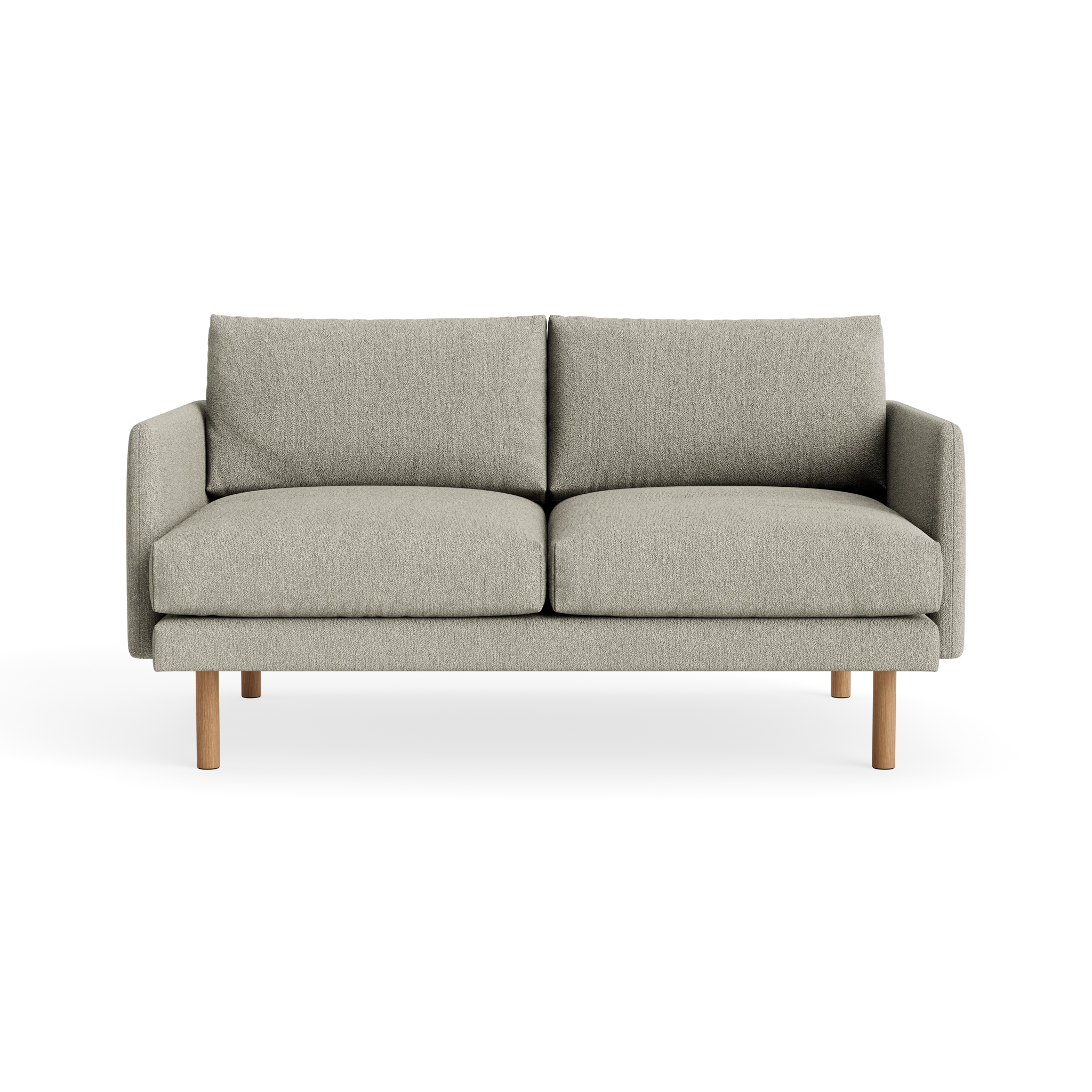 Emo 2 Seater in Crush Bouclé 050 – Upholstered Sofa by Bruunmunch