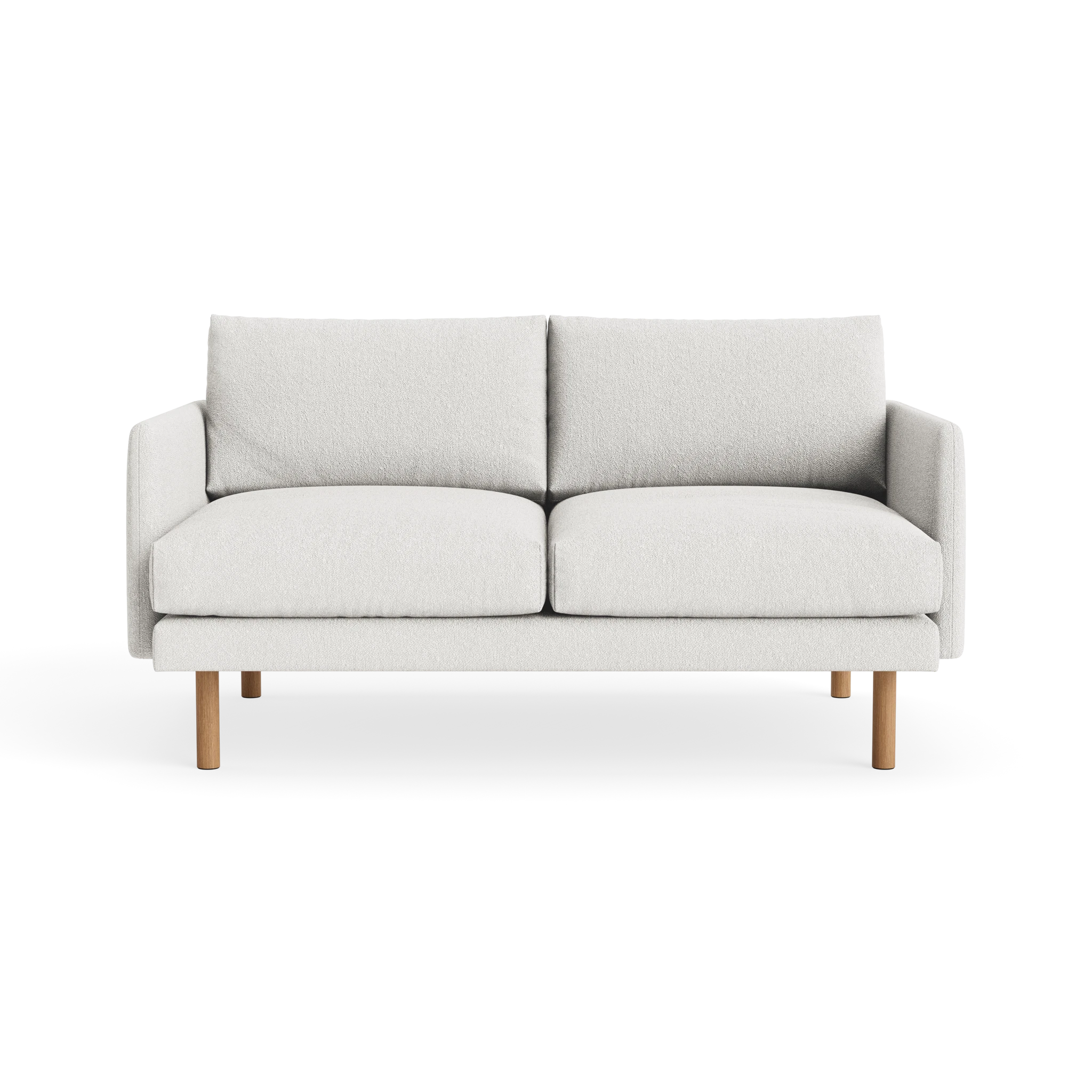 Emo 2 Seater in Crush Bouclé 090 – Upholstered Sofa by Bruunmunch