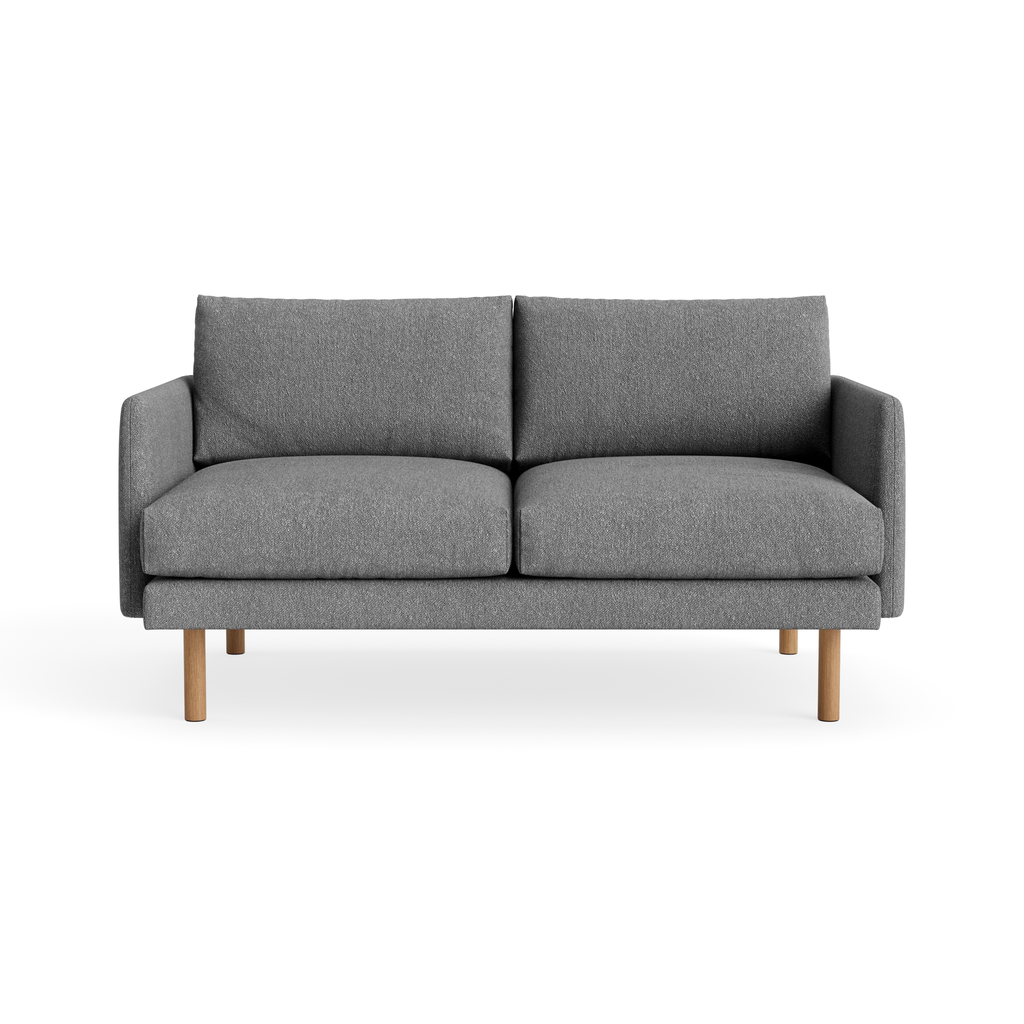 Emo 2 Seater in Crush Bouclé 110 – Upholstered Sofa by Bruunmunch
