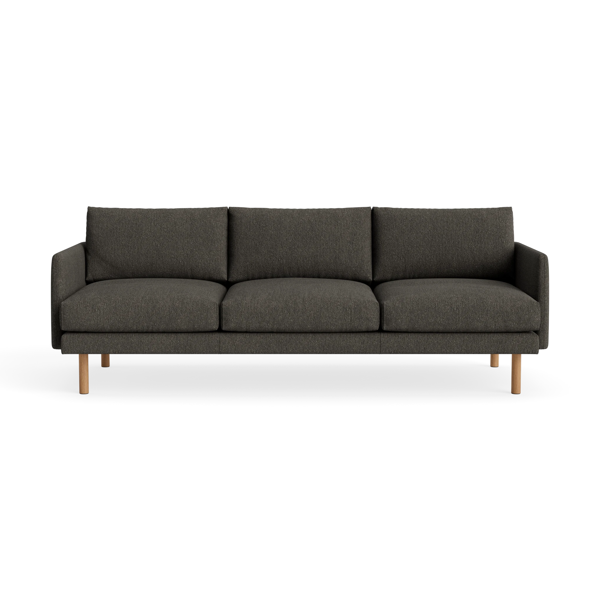 Emo 3 Seater in Crush Bouclé 040 – Upholstered Sofa by Bruunmunch