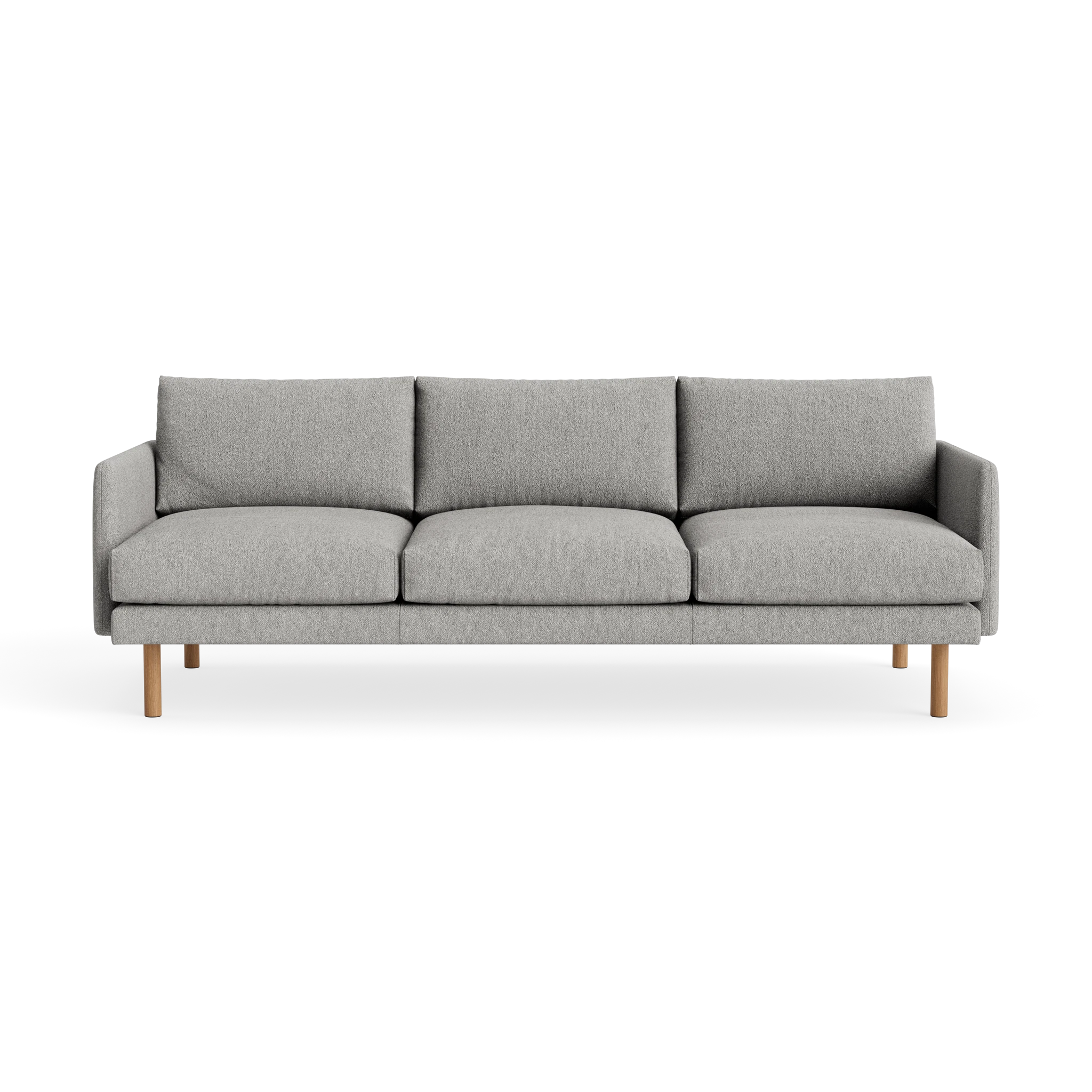 Emo 3 Seater in Crush Bouclé 070 – Upholstered Sofa by Bruunmunch