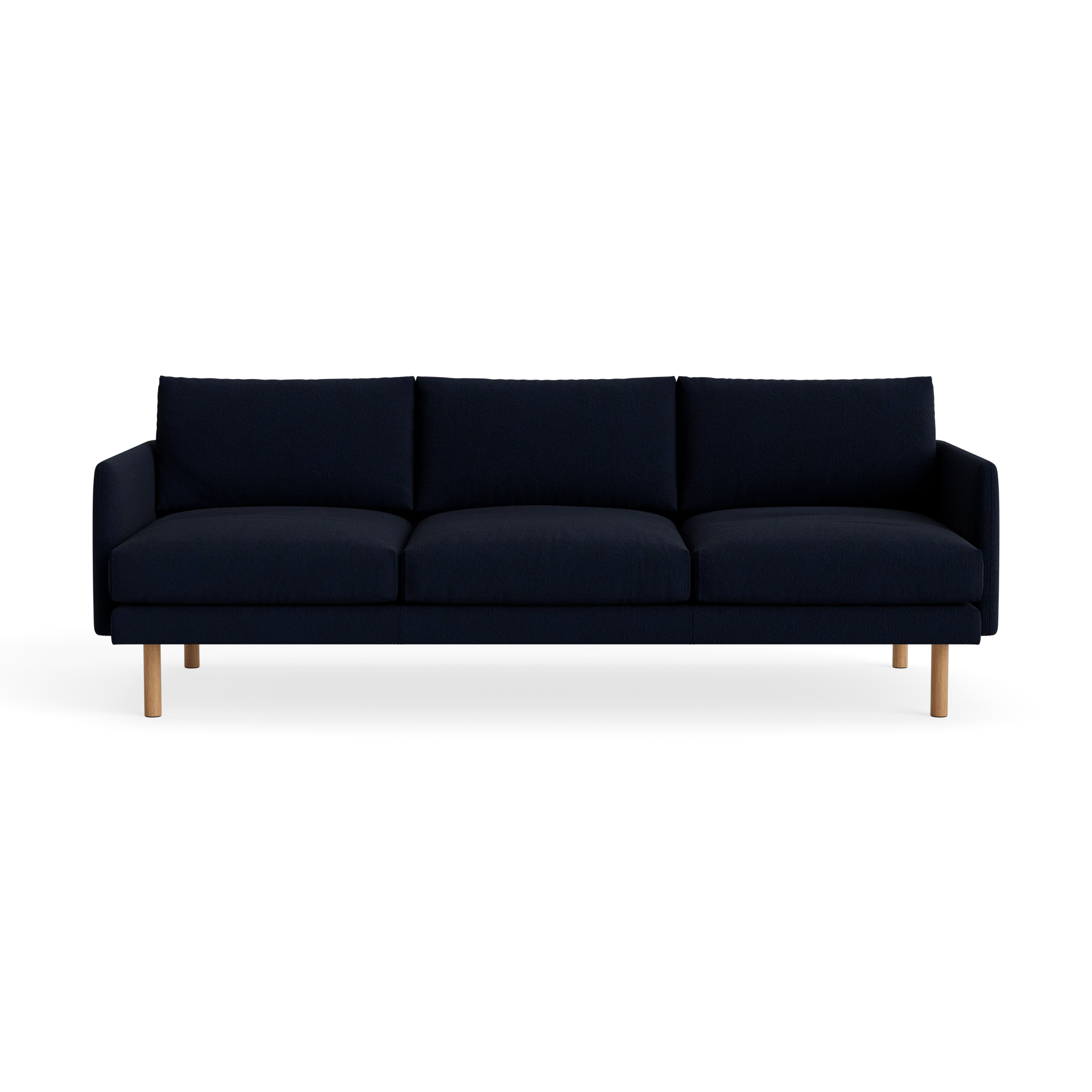 Emo 3 Seater in Crush Bouclé 150 – Upholstered Sofa by Bruunmunch