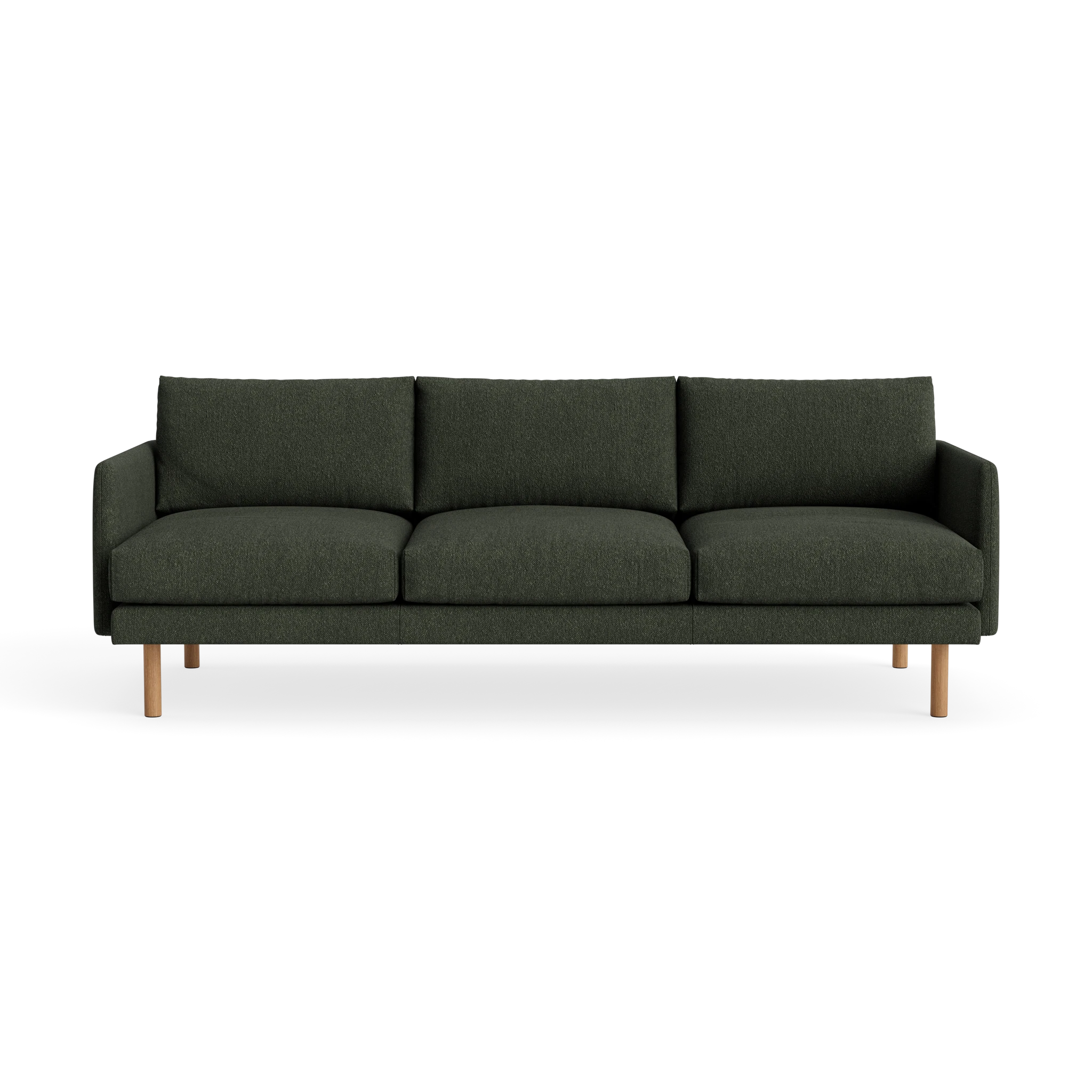 Emo 3 Seater in Crush Bouclé 200 – Upholstered Sofa by Bruunmunch