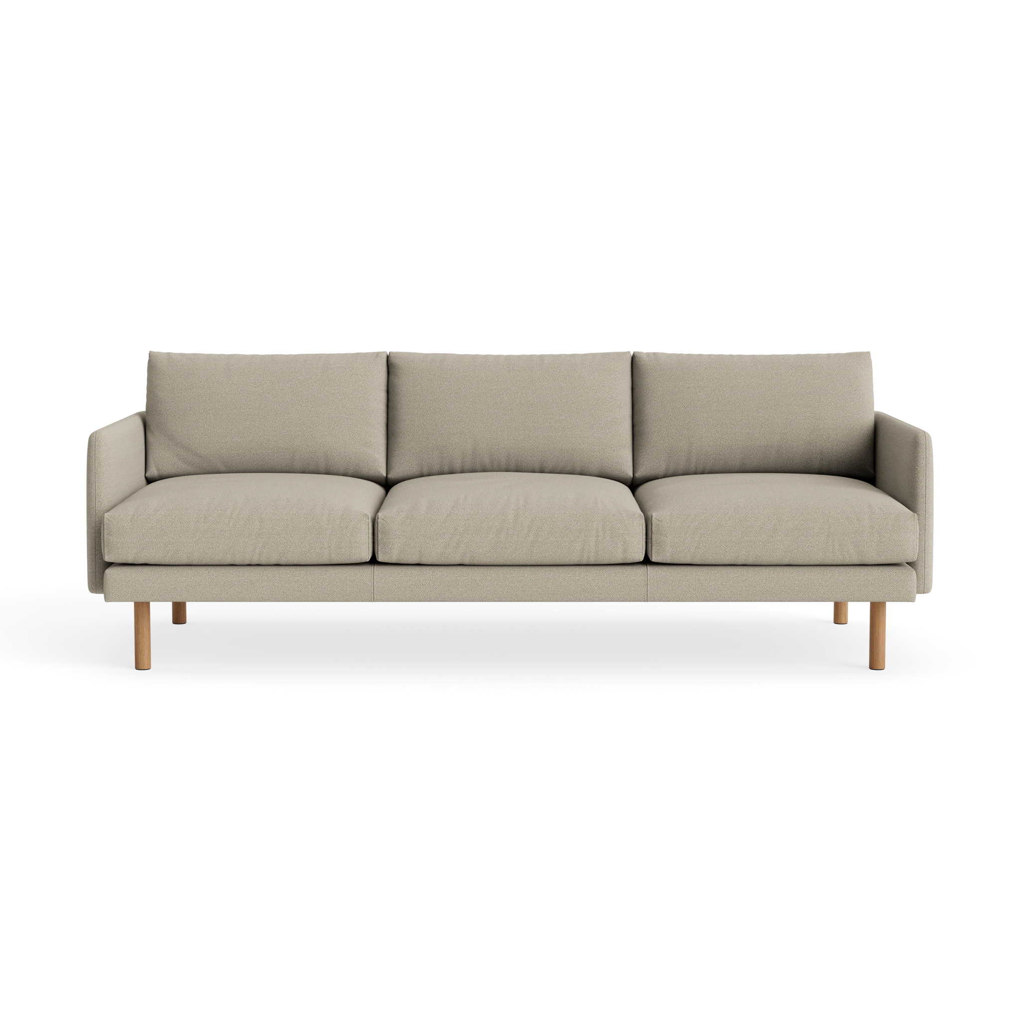 Emo 3 Seater in Hallingdal 220 Kvadrat – Upholstered Sofa by Bruunmunch