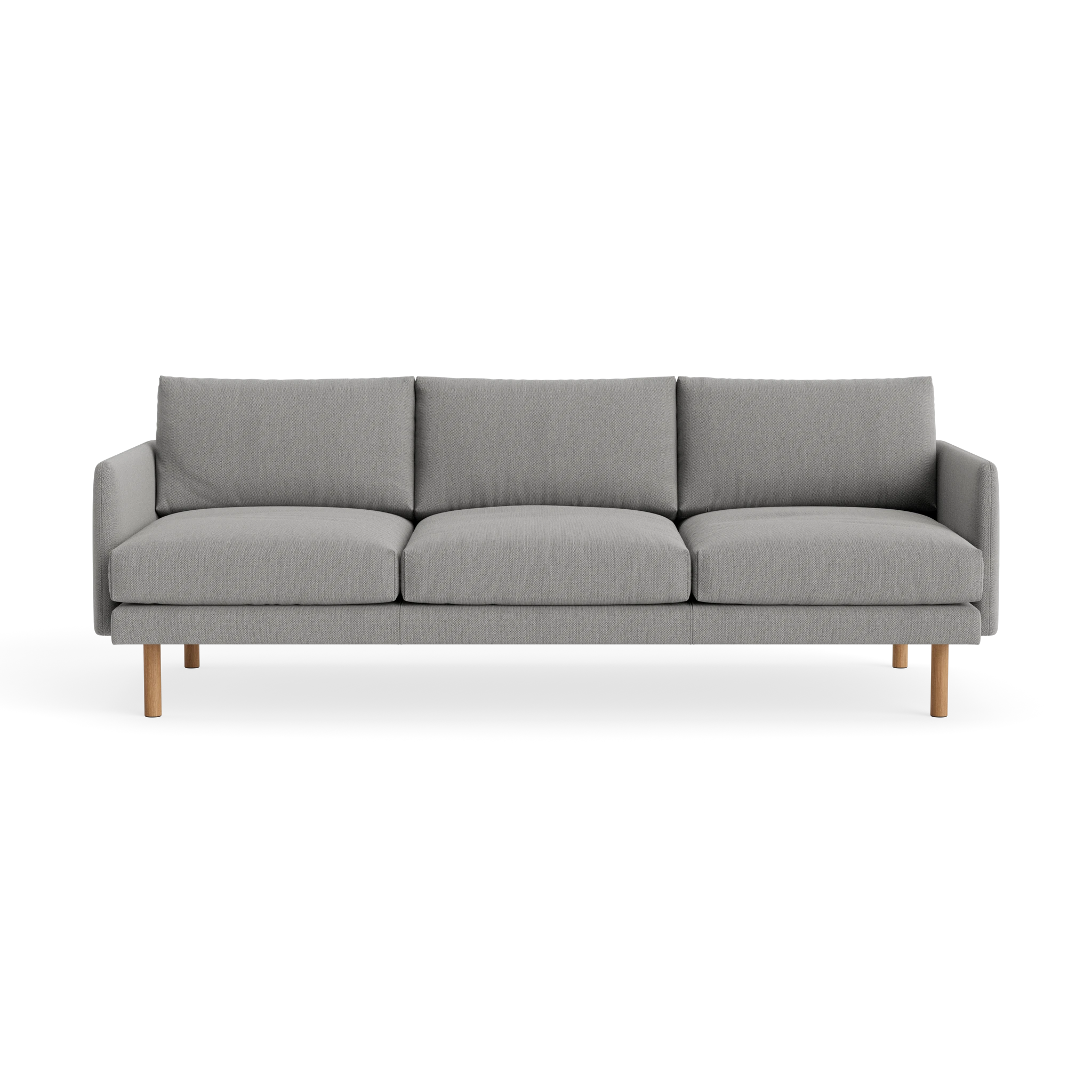 Emo 3 Seater in Re-Wool 128 Kvadrat – Upholstered Sofa by Bruunmunch