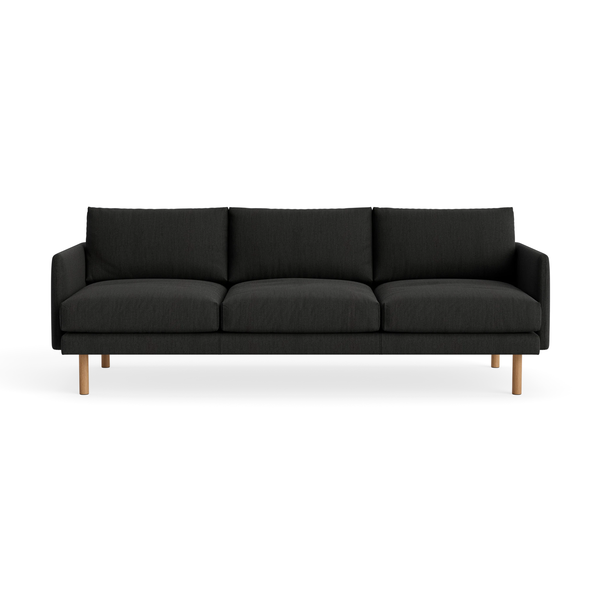 Emo 3 Seater in Re-Wool 198 Kvadrat – Upholstered Sofa by Bruunmunch