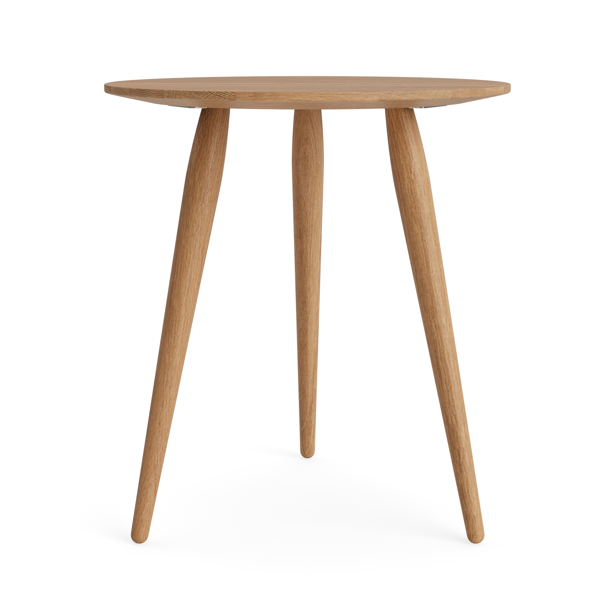PLAYround Ø45 in Oak Natural oil – Solid Wood Coffee Table by Bruunmunch